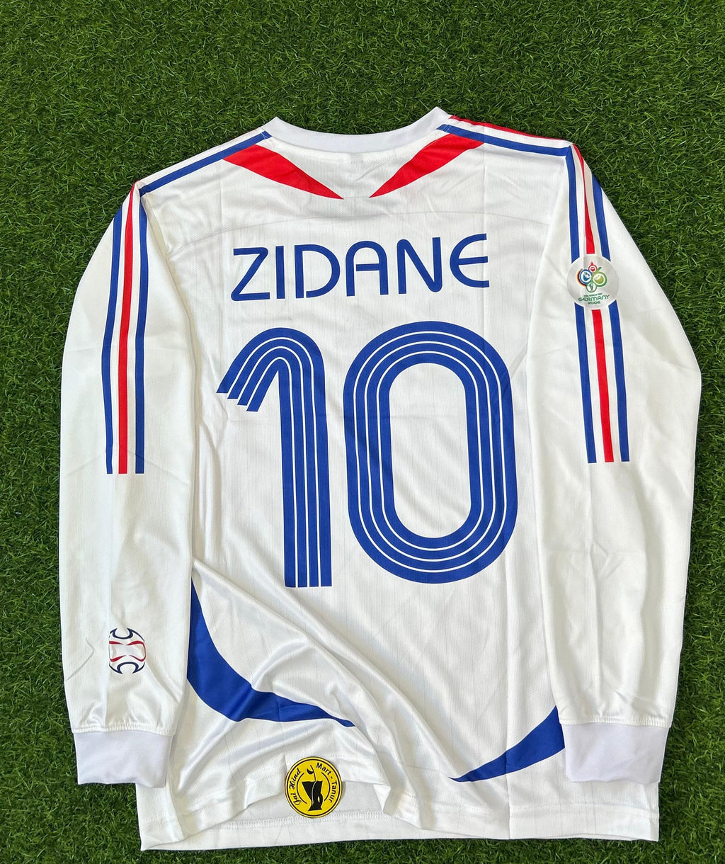 FRANCE 2006 WORLD CUP FINAL KIT. FULLSLEEVE POLO EMBROIDERY