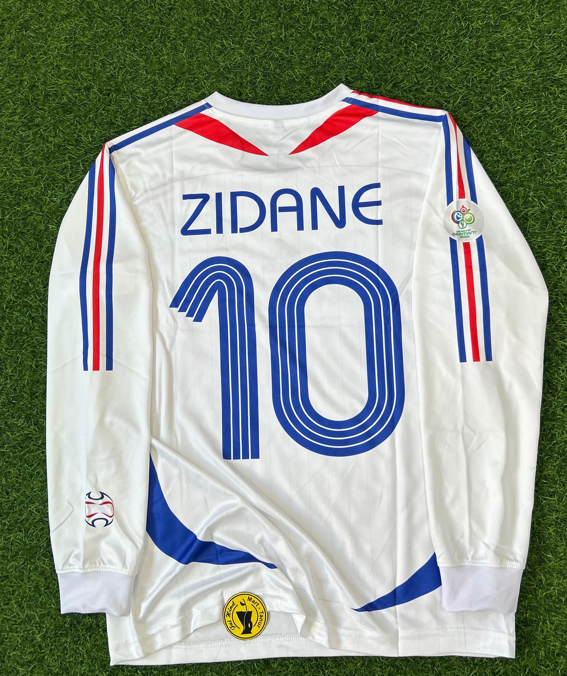 FRANCE 2006 WORLD CUP FINAL KIT. FULLSLEEVE POLO EMBROIDERY