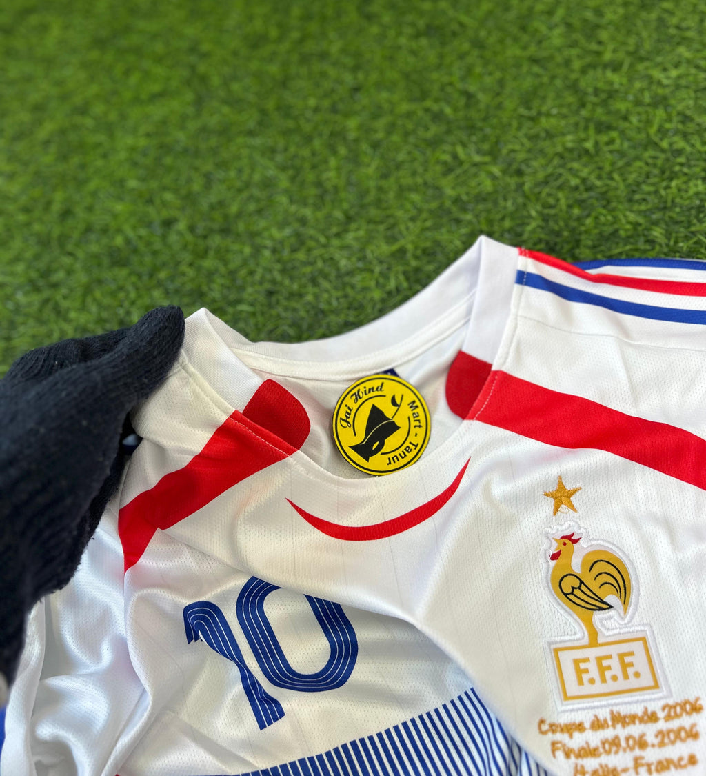 FRANCE 2006 WORLD CUP FINAL KIT. FULLSLEEVE POLO EMBROIDERY