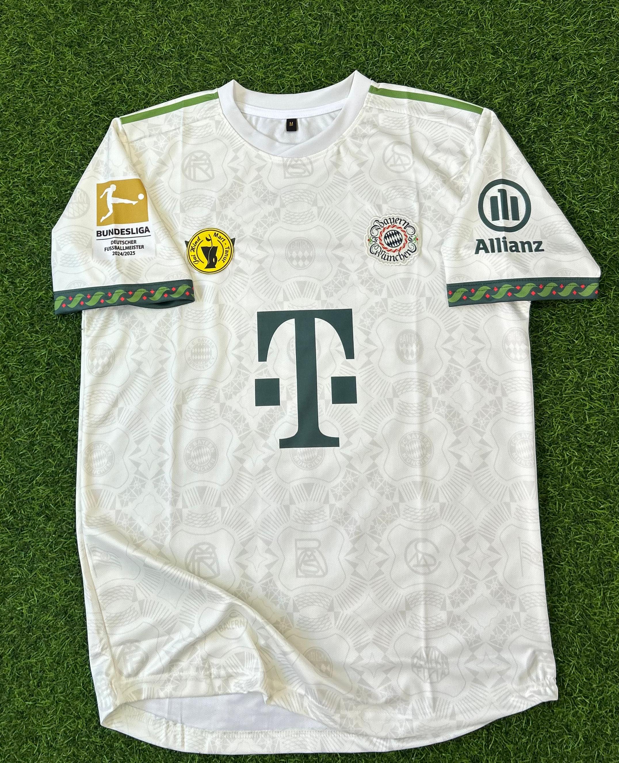 BAYERN MUNICH 2025-26 OKTOBERFEST'WIESN' JERSEY. HALFSLEEVE EMBROIDERY