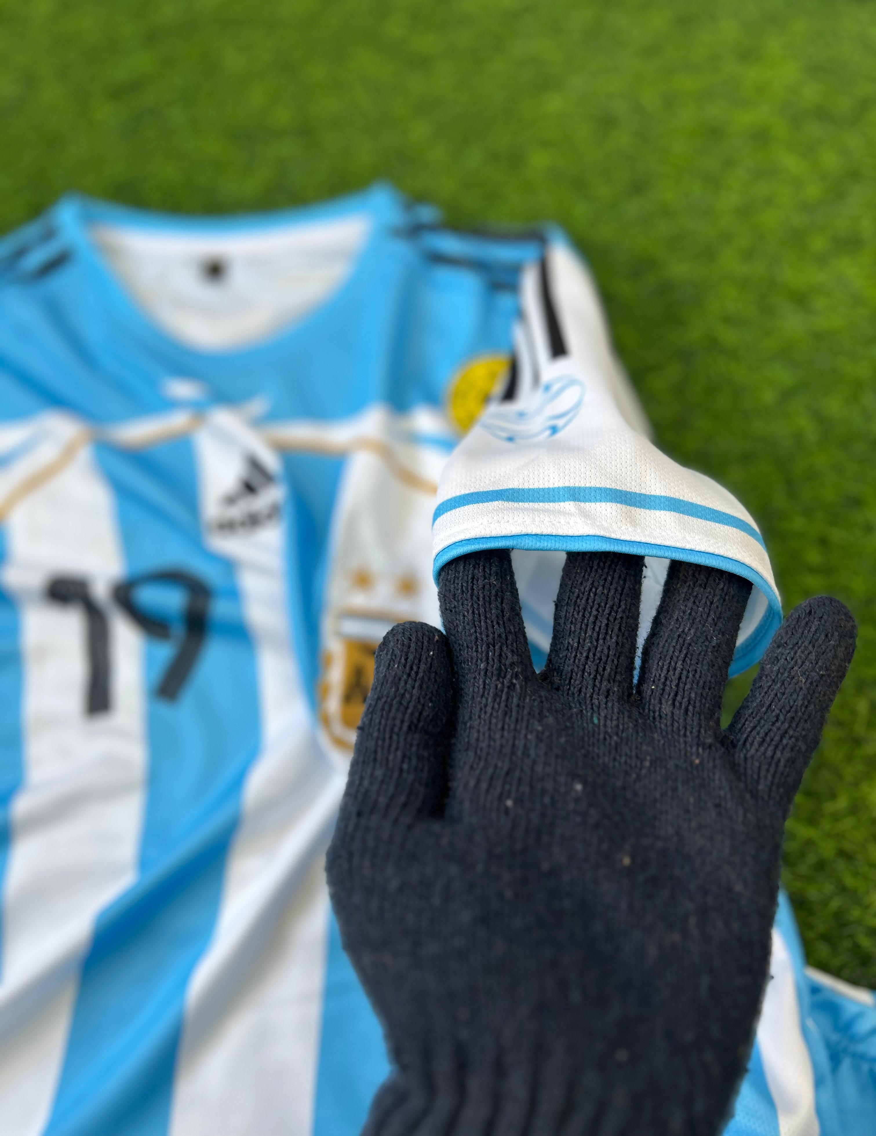 ARGENTINA 2006 WORLDCUP HOME KIT.HALFSLEEVE EMBROIDERY