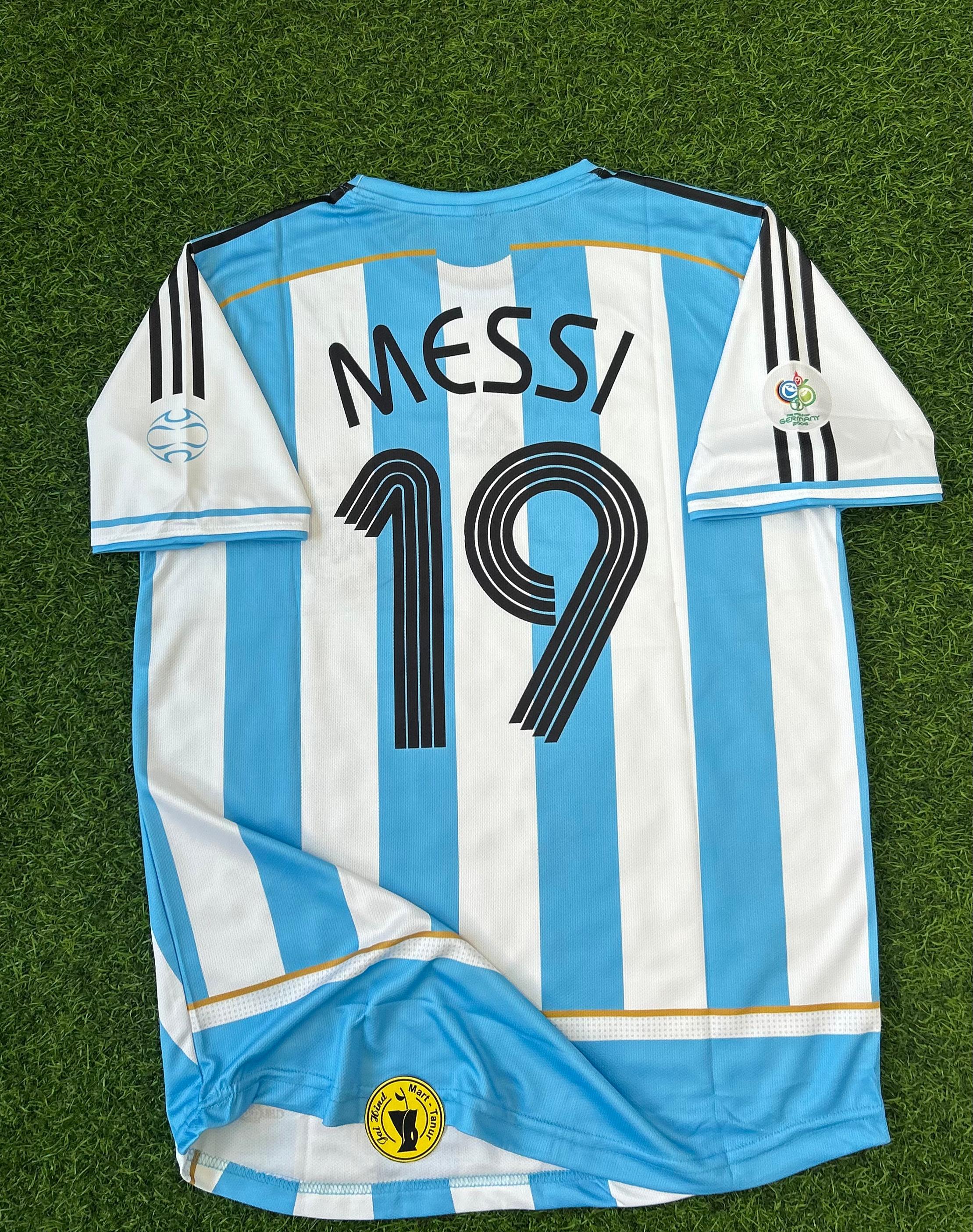 ARGENTINA 2006 WORLDCUP HOME KIT.HALFSLEEVE EMBROIDERY