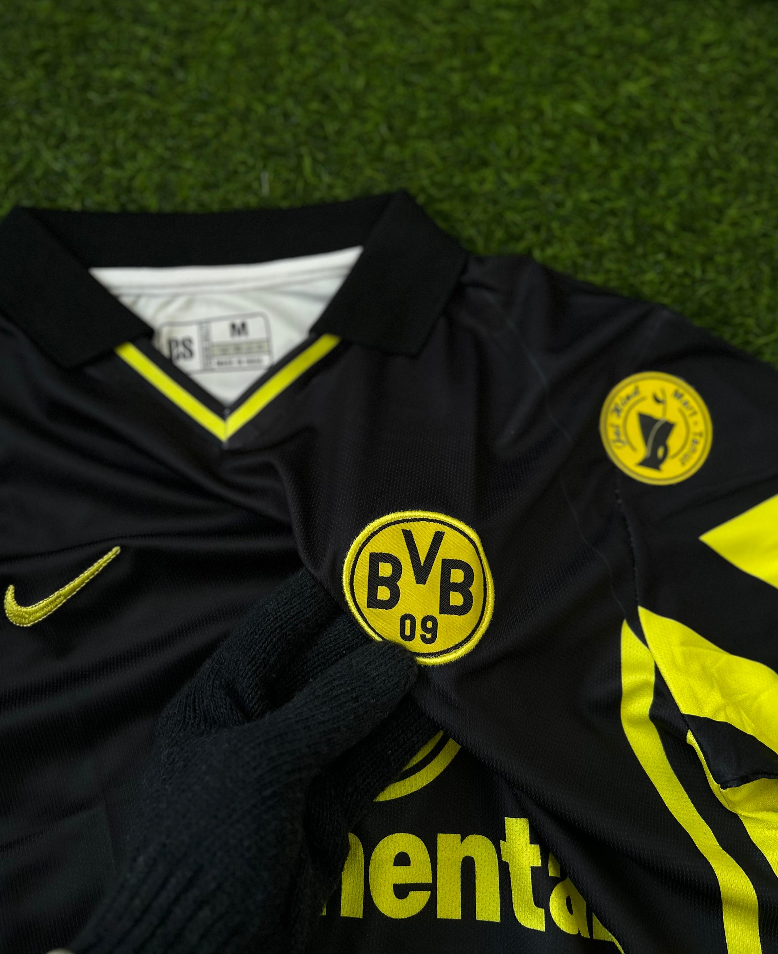 Borussia Dortmund 1996/97 Away Kit – Reus  Retro Half-Sleeve Polo (Embroidered)