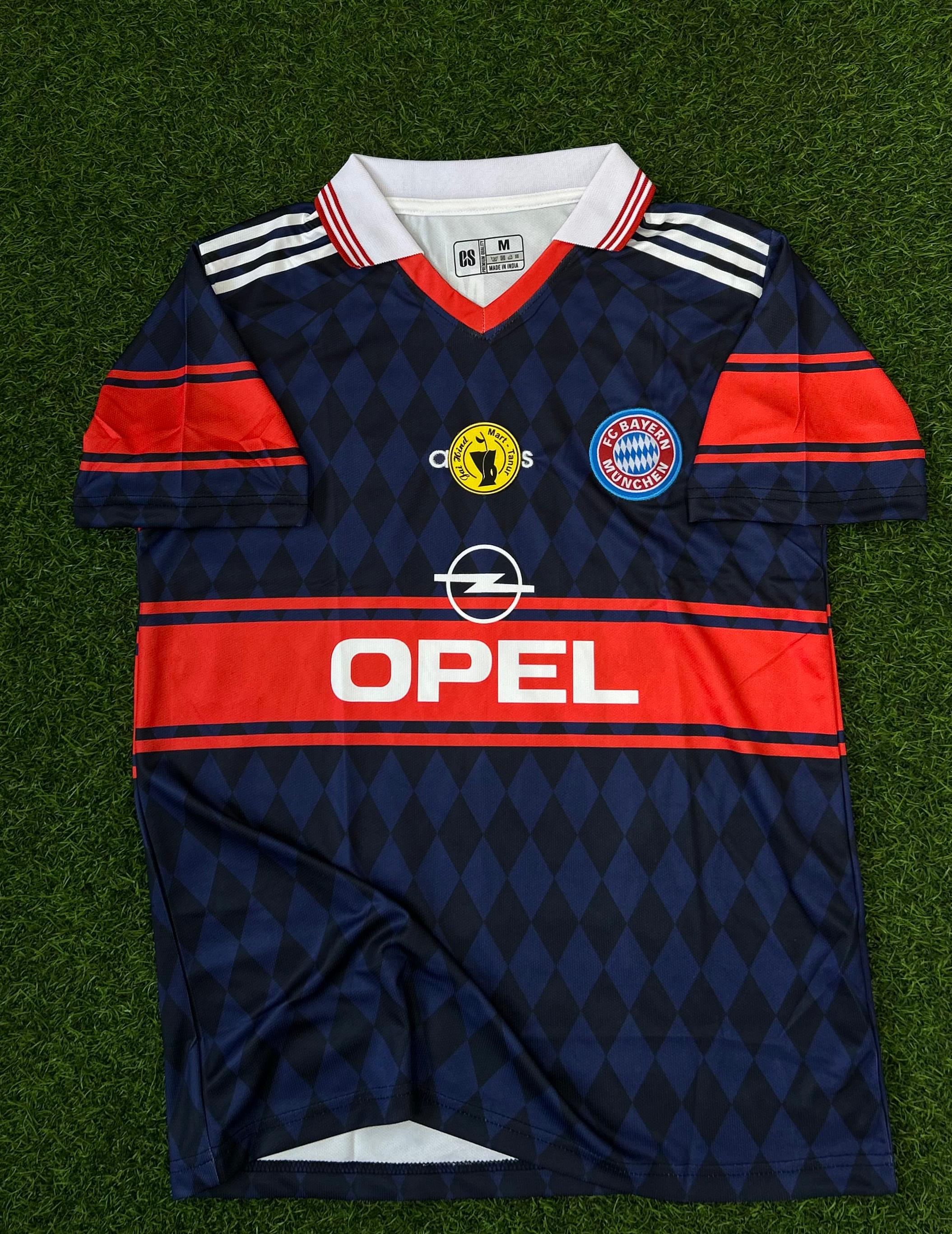 Bayern Munich 1997–99 Home Kit – Matthäus  Retro Half-Sleeve Polo (Embroidered)
