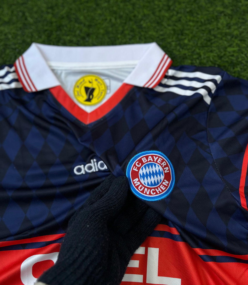 Bayern Munich 1997–99 Home Kit – Matthäus  Retro Half-Sleeve Polo (Embroidered)
