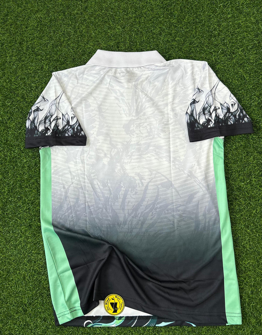REAL MADRID SPECIAL EDITION  White Dragon 2025–26 Jersey  Half-Sleeve Polo T-Shirt (Embroidered)
