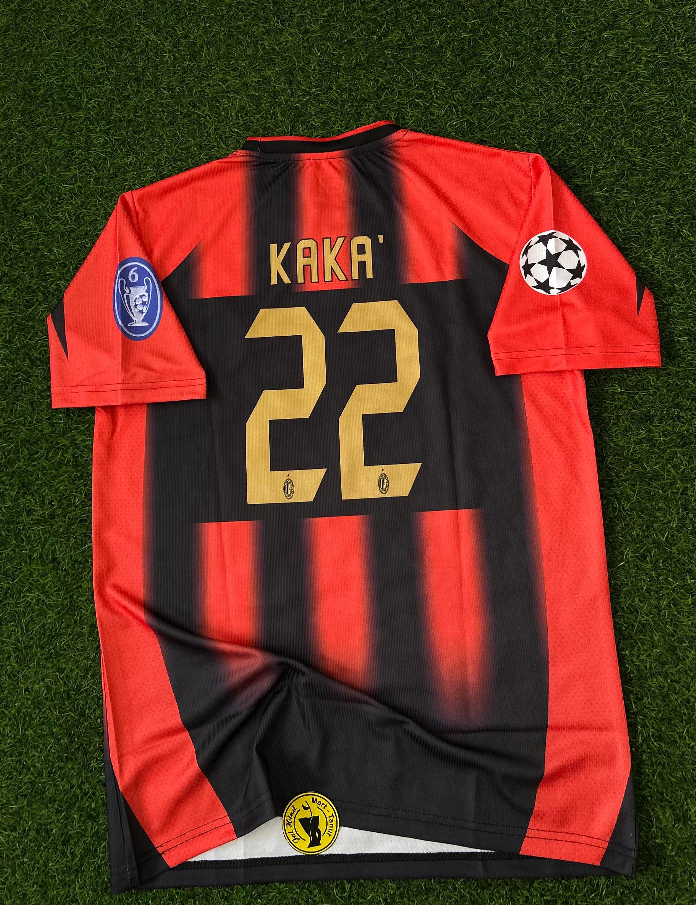 AC MILAN 2004/05 HOME KIT KAKA HALFSLEEVE EMBROILEDERY