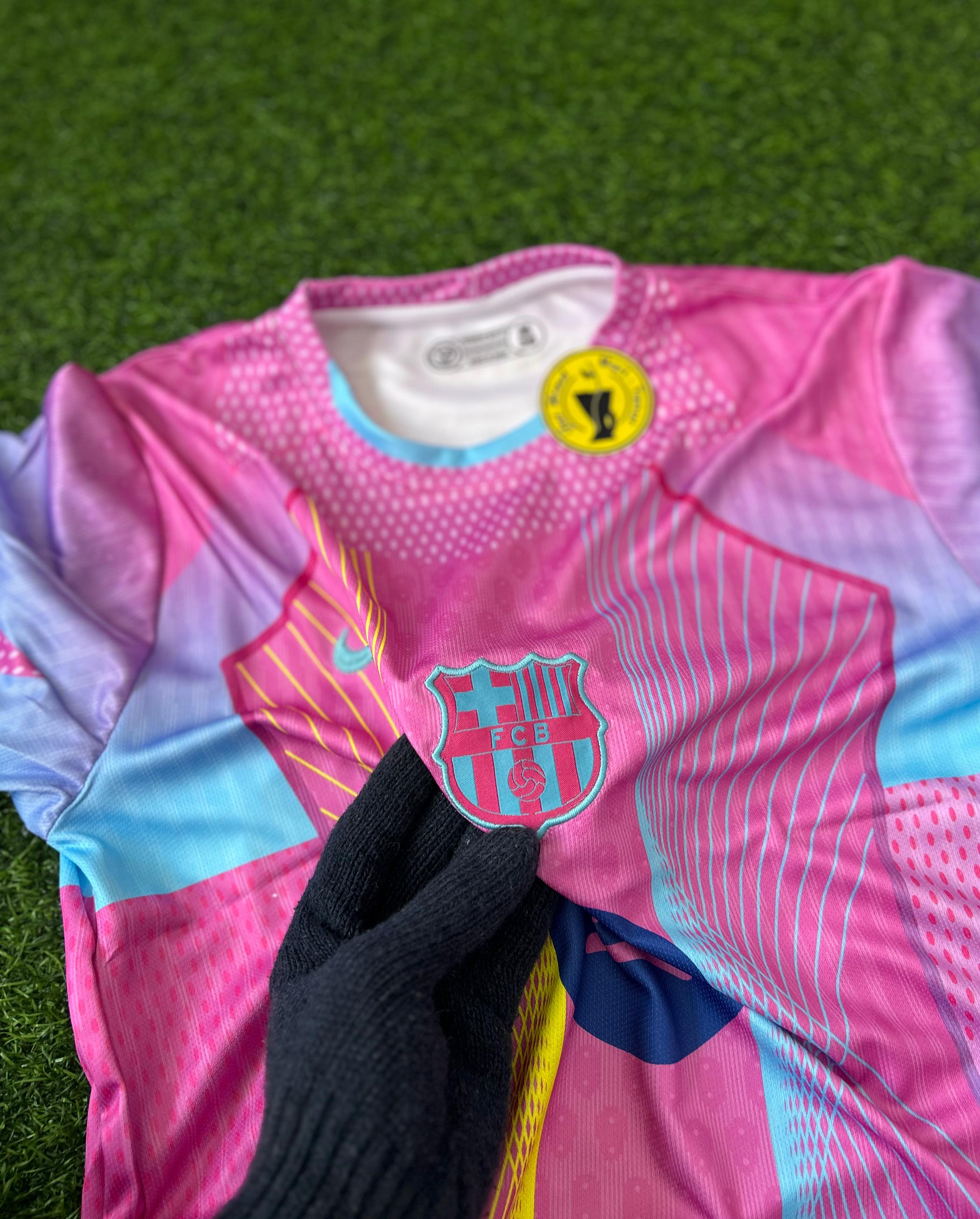 BARCELONA SPECIAL KIT PINK  YAMAL HALFSLEEVE EMBROIDERY