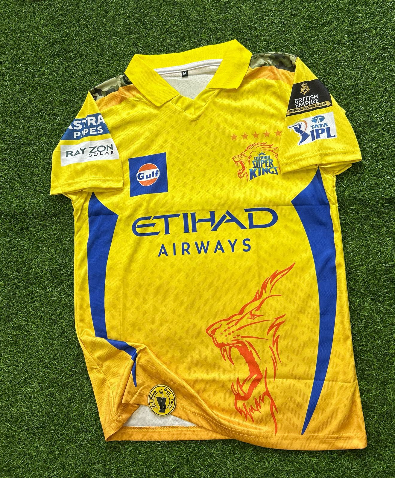 Chennai Super Kings IPL Dhoni Cricket Jersey – Half Sleeve Polo Sublimation