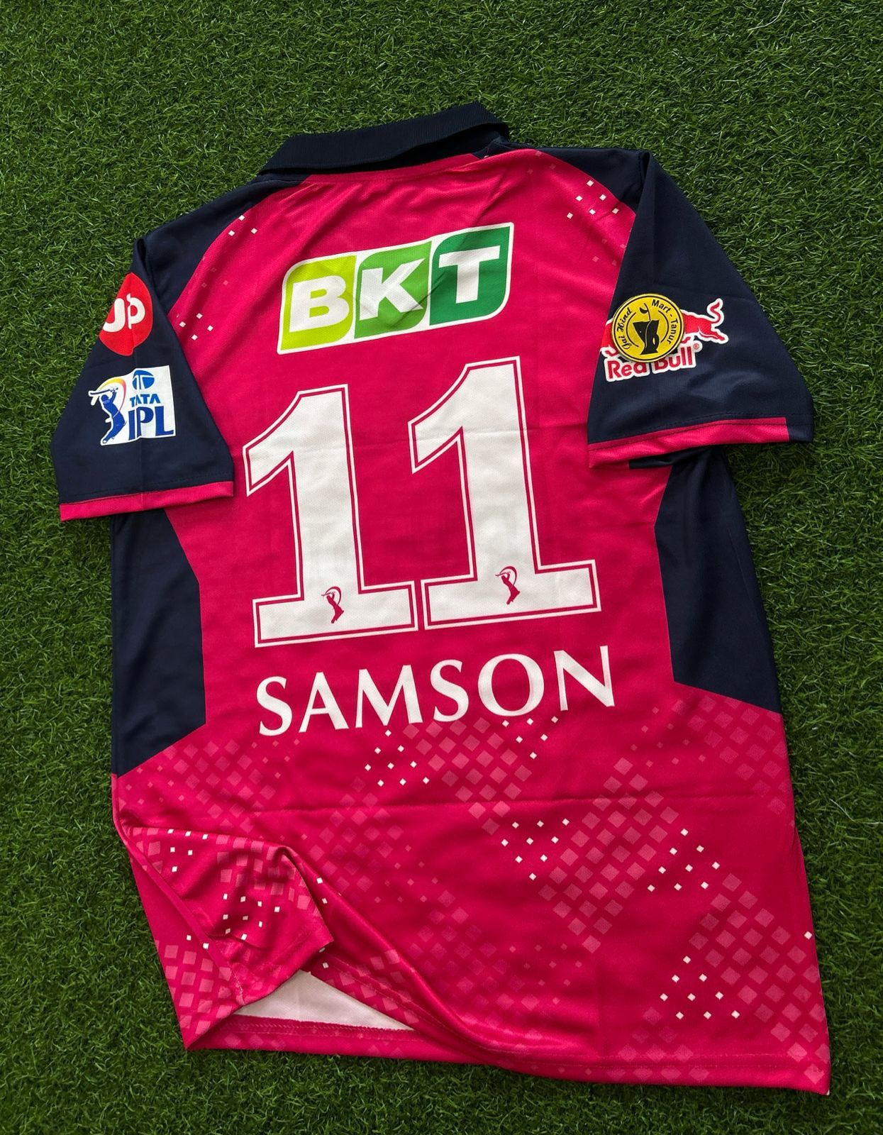 Rajasthan Royals IPL 2024 Sanju Samson Cricket Jersey – Polo Sublimation