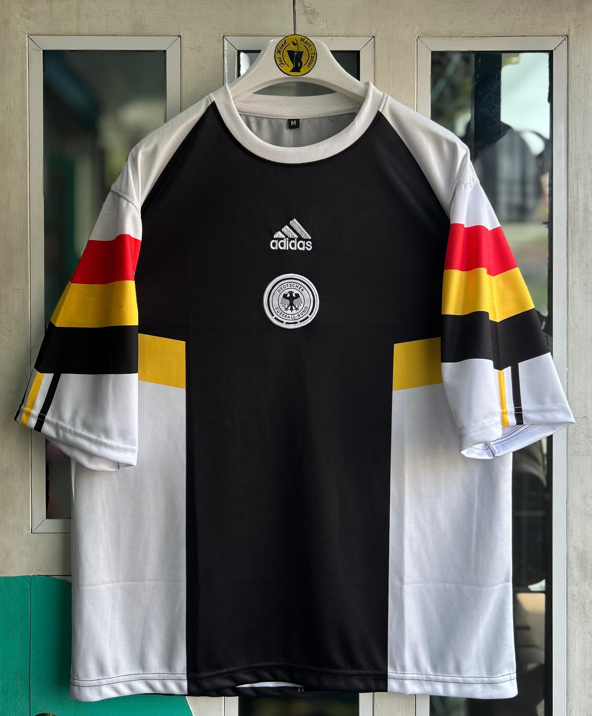Germany Special Vintage Edition – Rummenigge Fivesleeve Embroidered Roundneck T-Shirt