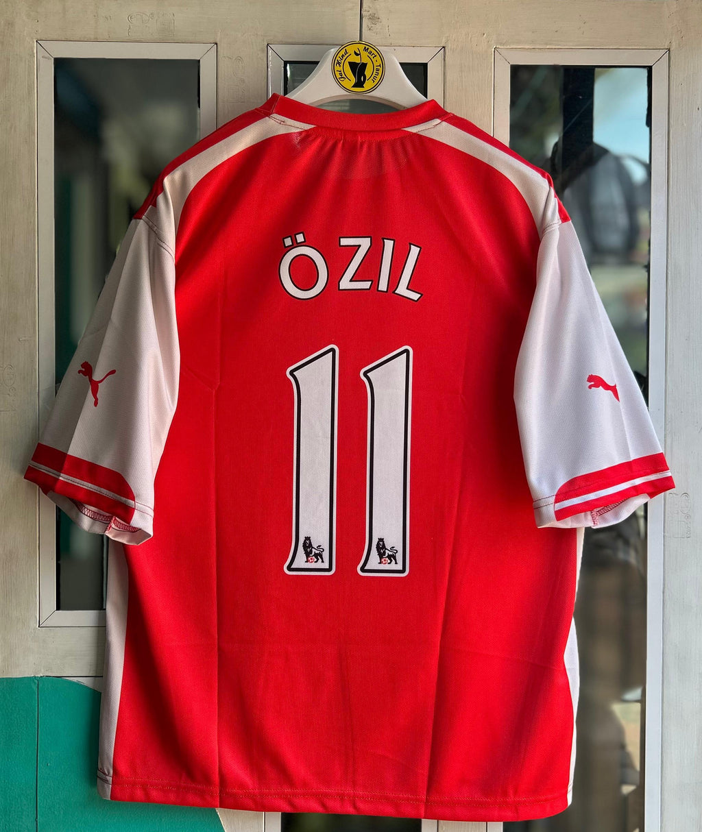 ARSENAL FC 2014–15 HOME OZIL FIVESLEEVE EMBROILDERY ROUNDNECK