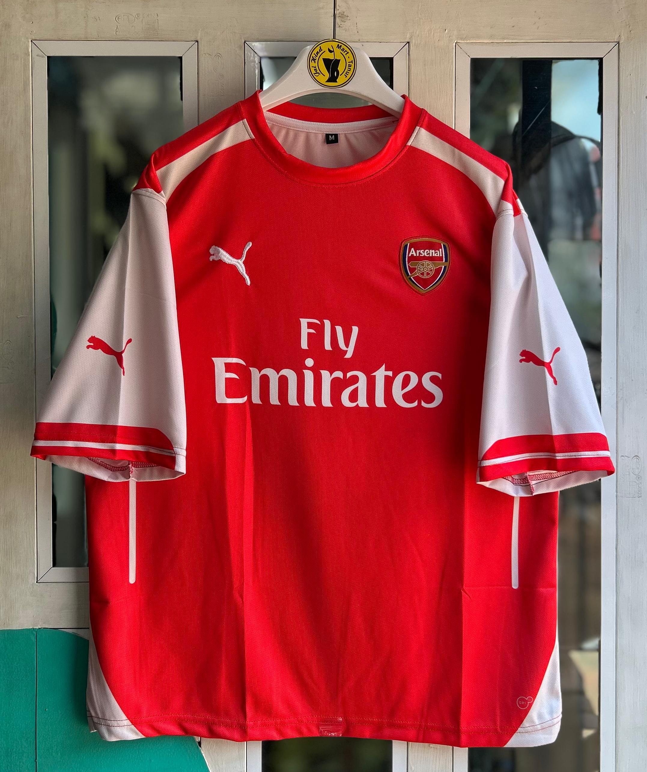ARSENAL FC 2014–15 HOME ÖZIL FIVESLEEVE EMBROILDERY ROUNDNECK