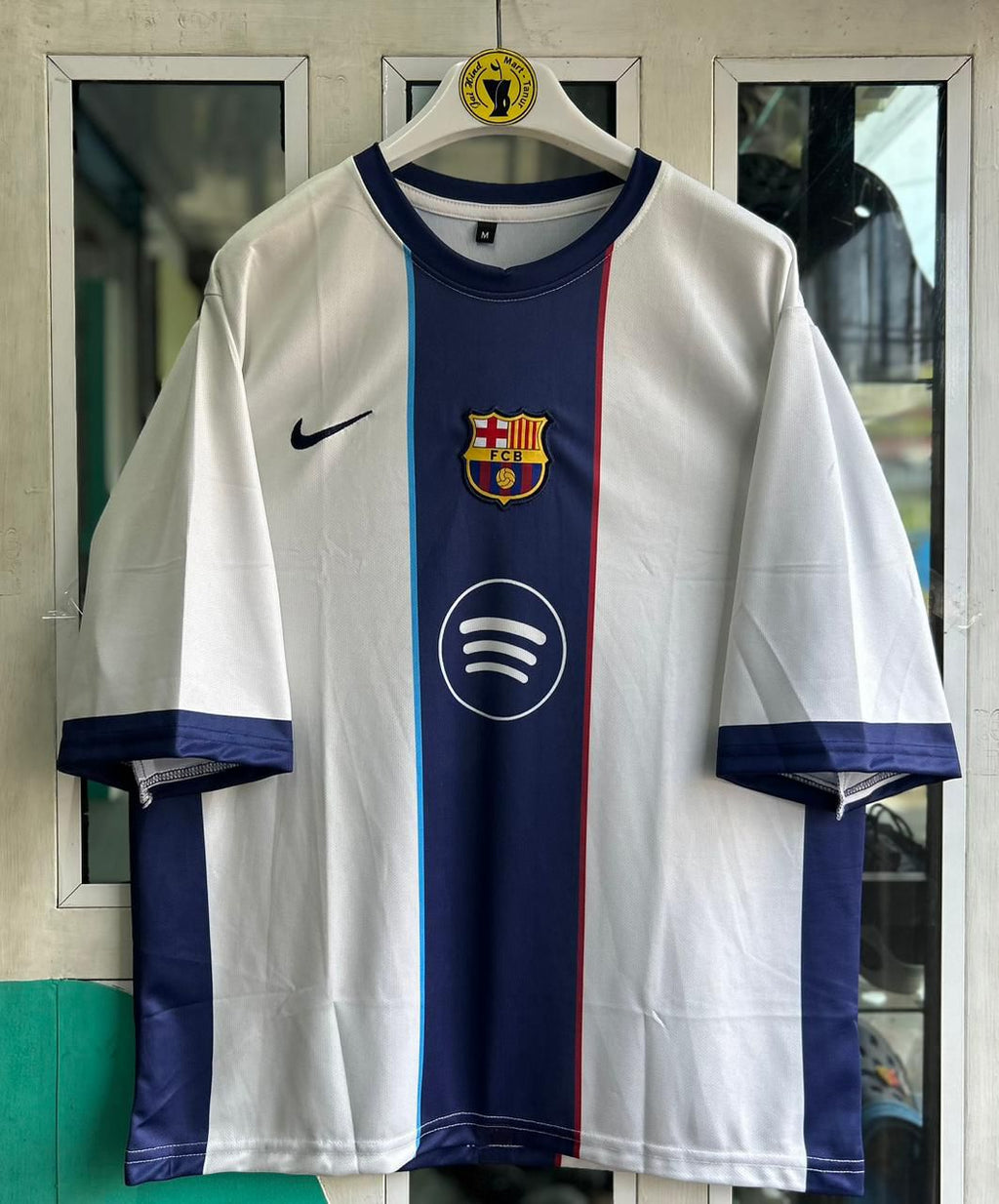 FC Barcelona Special Edition – Messi Fivesleeve Embroidered Roundneck T-Shirt