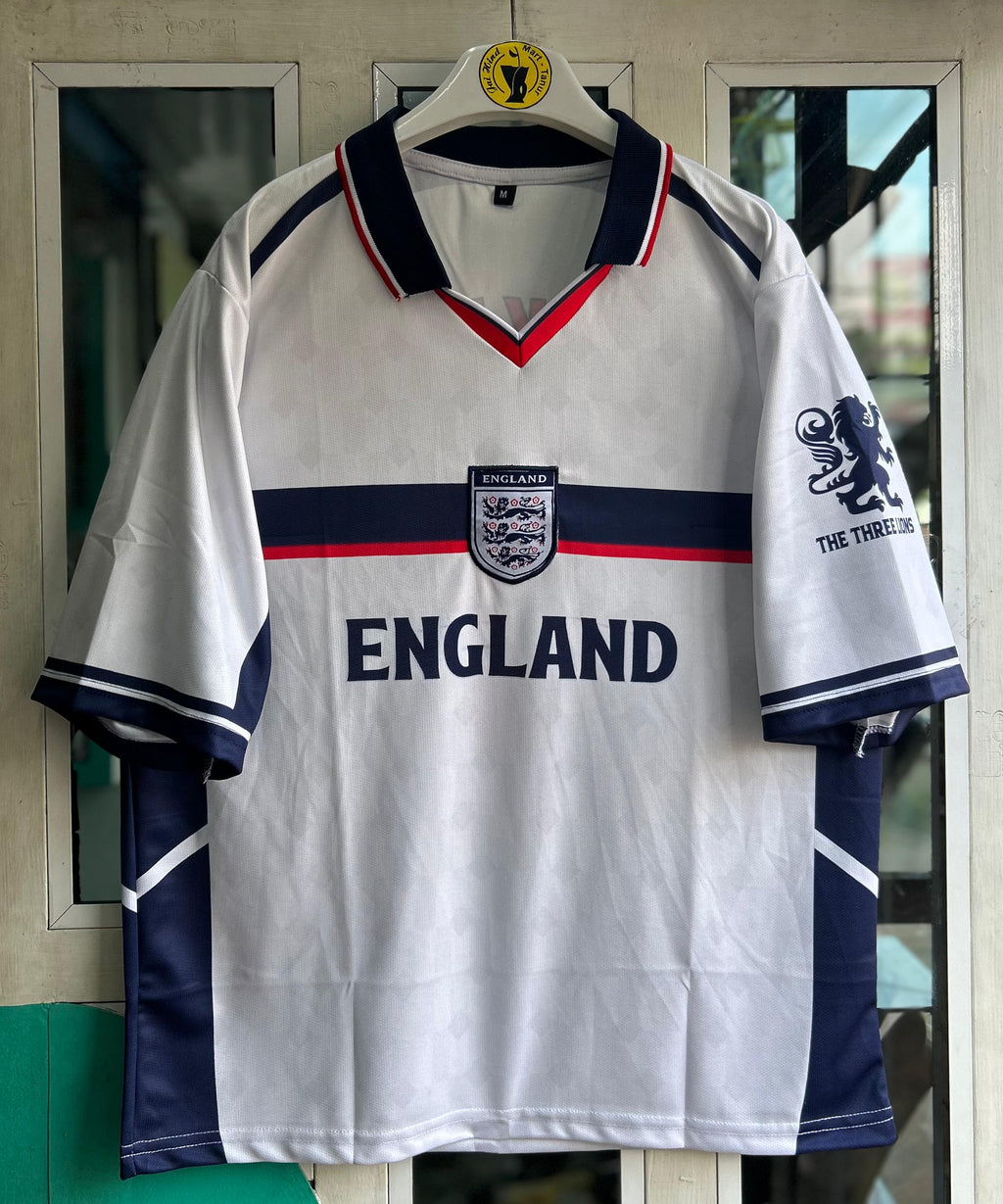 England Special Edition Kit – Beckham Five-Sleeve Embroidered Polo (Retro)