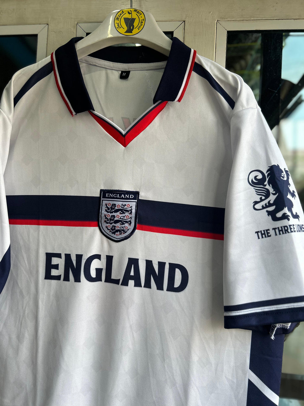 England Special Edition Kit – Beckham Five-Sleeve Embroidered Polo (Retro)