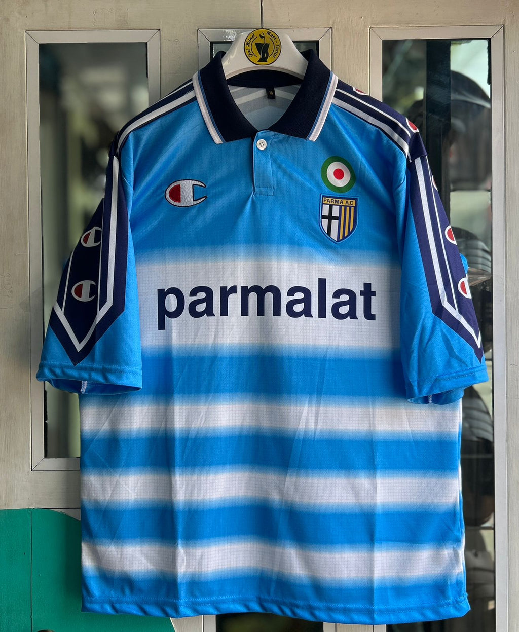 Parma AC 1999–2000 Goalkeeper Kit – Buffon Five-Sleeve Embroidered Polo (Retro Edition)