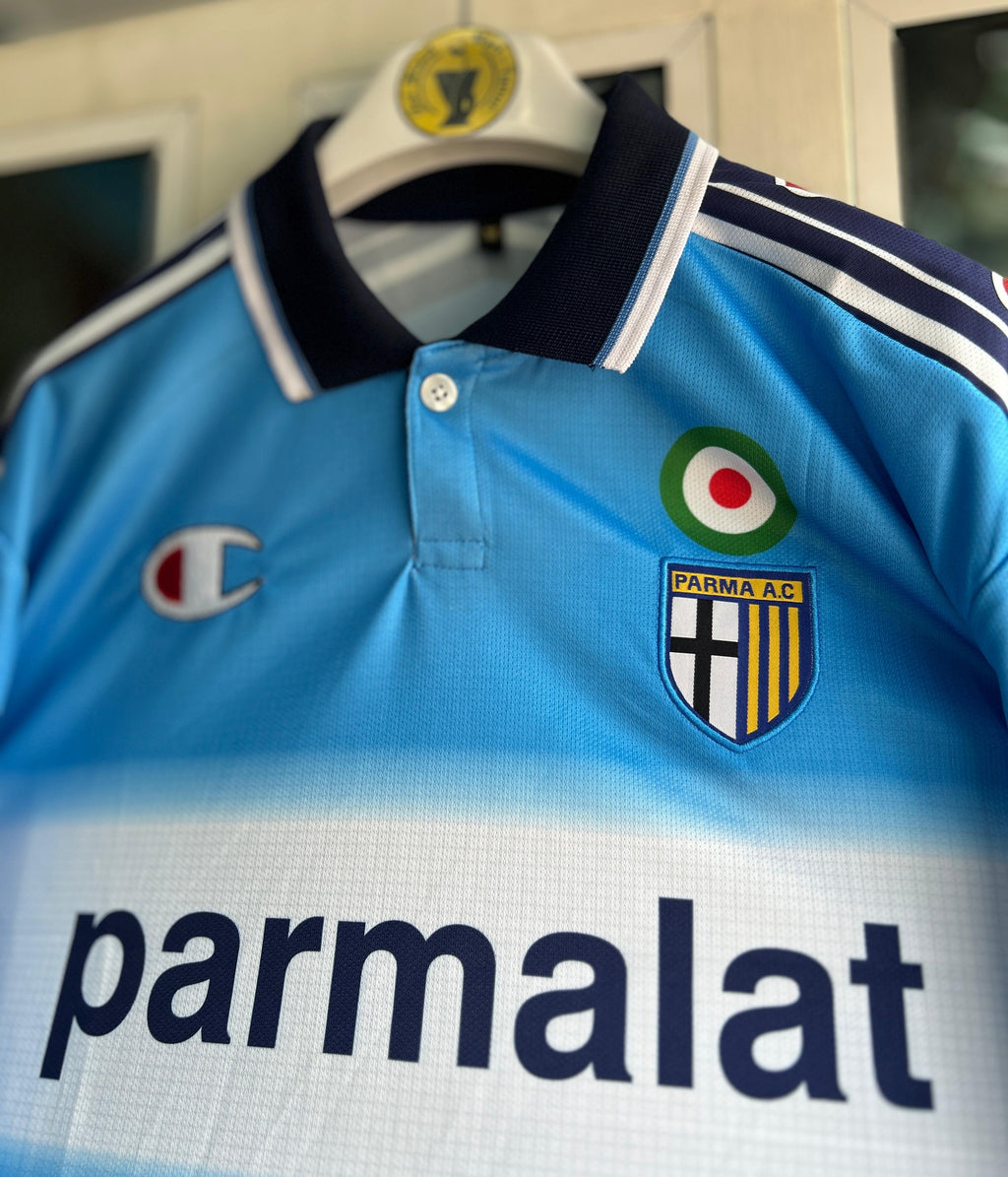 Parma AC 1999–2000 Goalkeeper Kit – Buffon Five-Sleeve Embroidered Polo (Retro Edition)