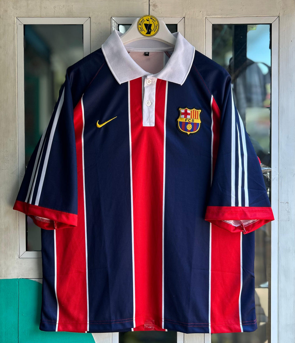 FC Barcelona Special Edition Five-Sleeve Embroidered Polo