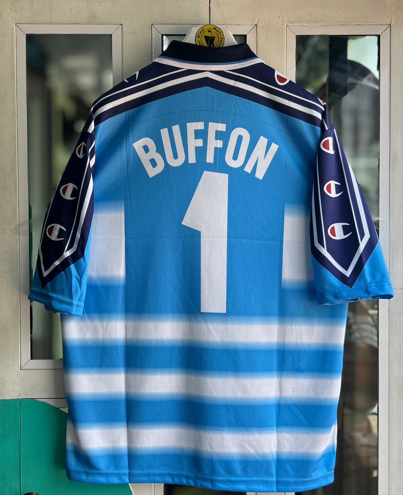 Parma AC 1999–2000 Goalkeeper Kit – Buffon Five-Sleeve Embroidered Polo (Retro Edition)