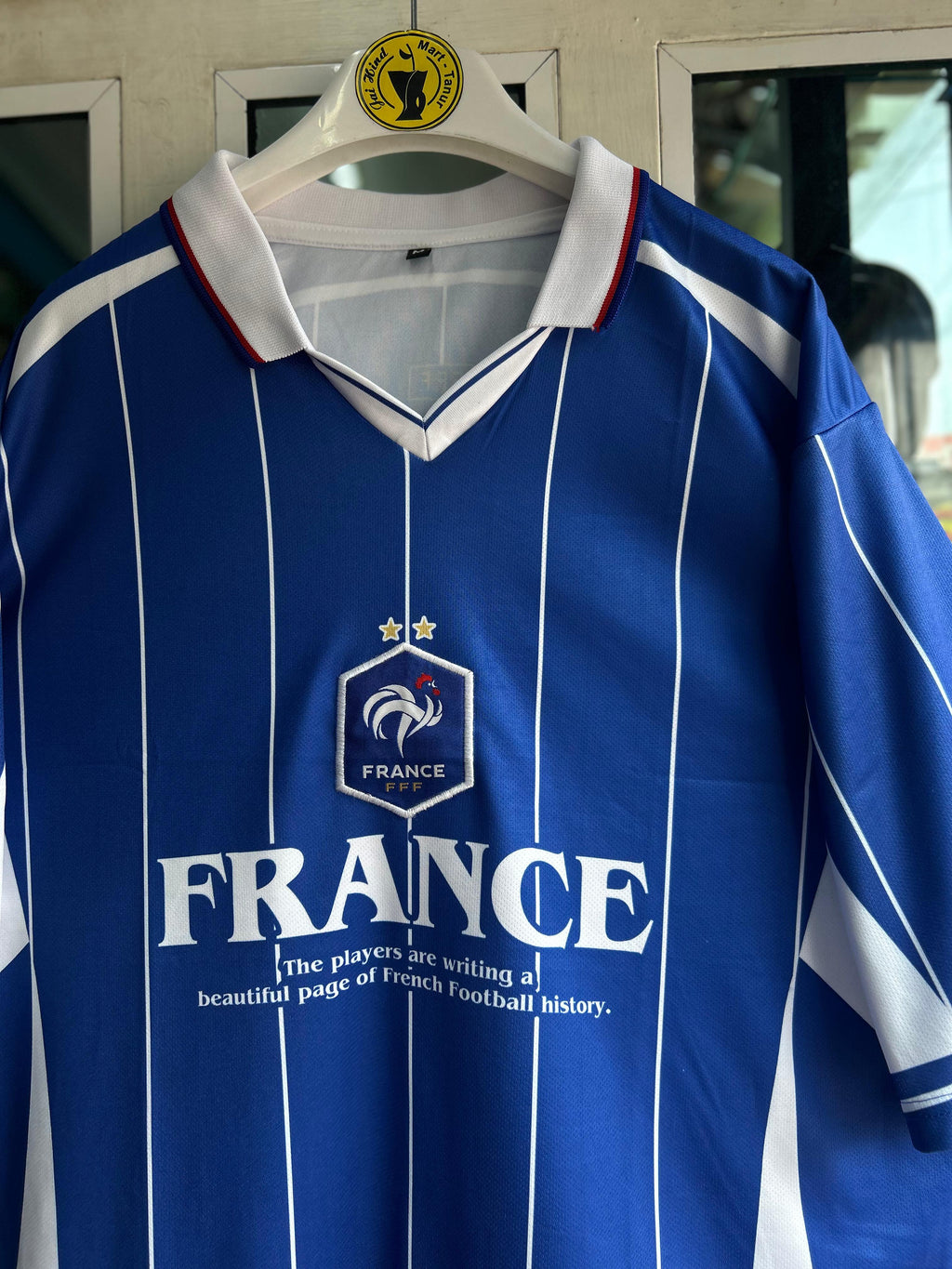 France Special Edition Zidane Five-Sleeve Embroidered Polo