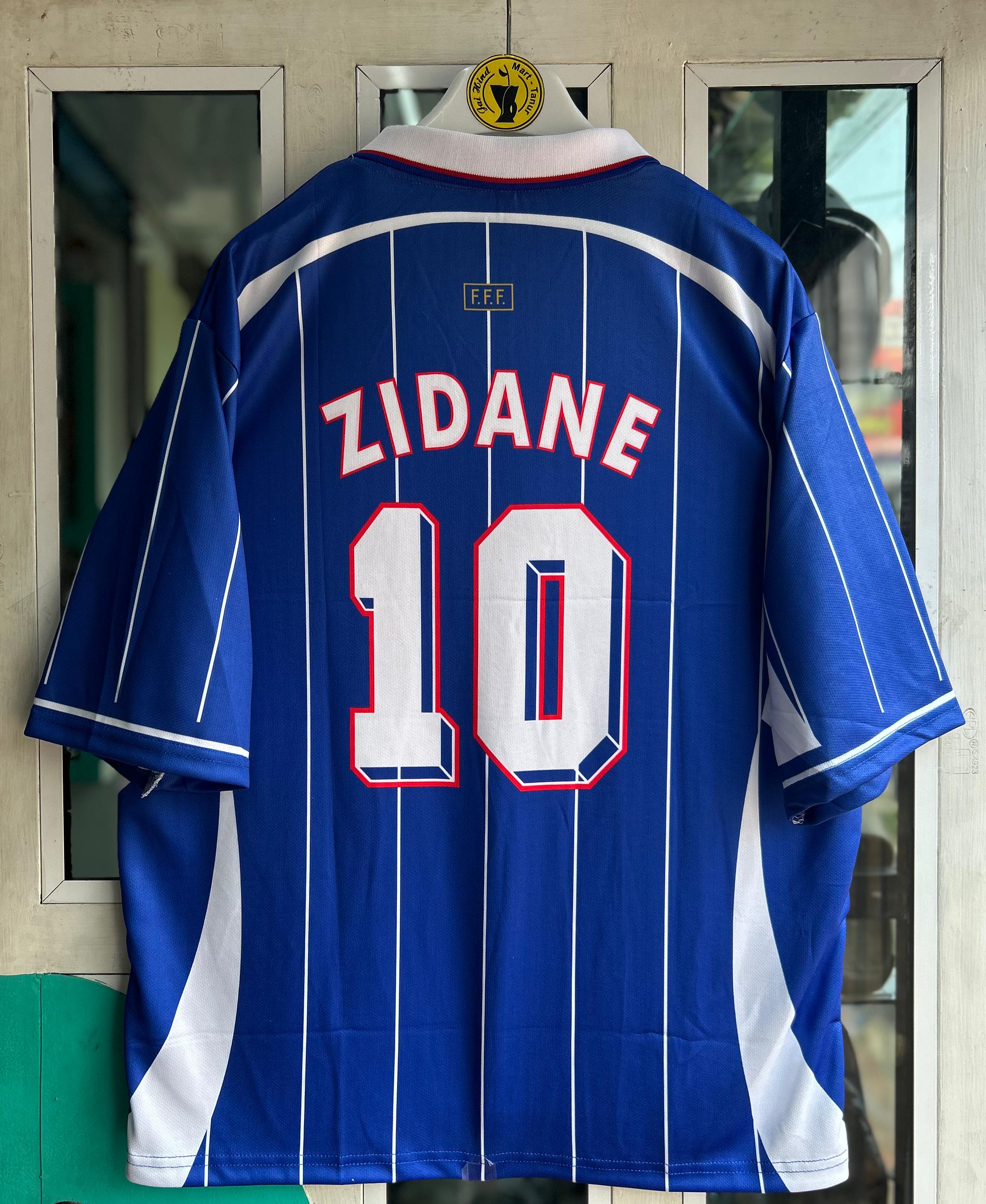 France Special Edition Zidane Five-Sleeve Embroidered Polo