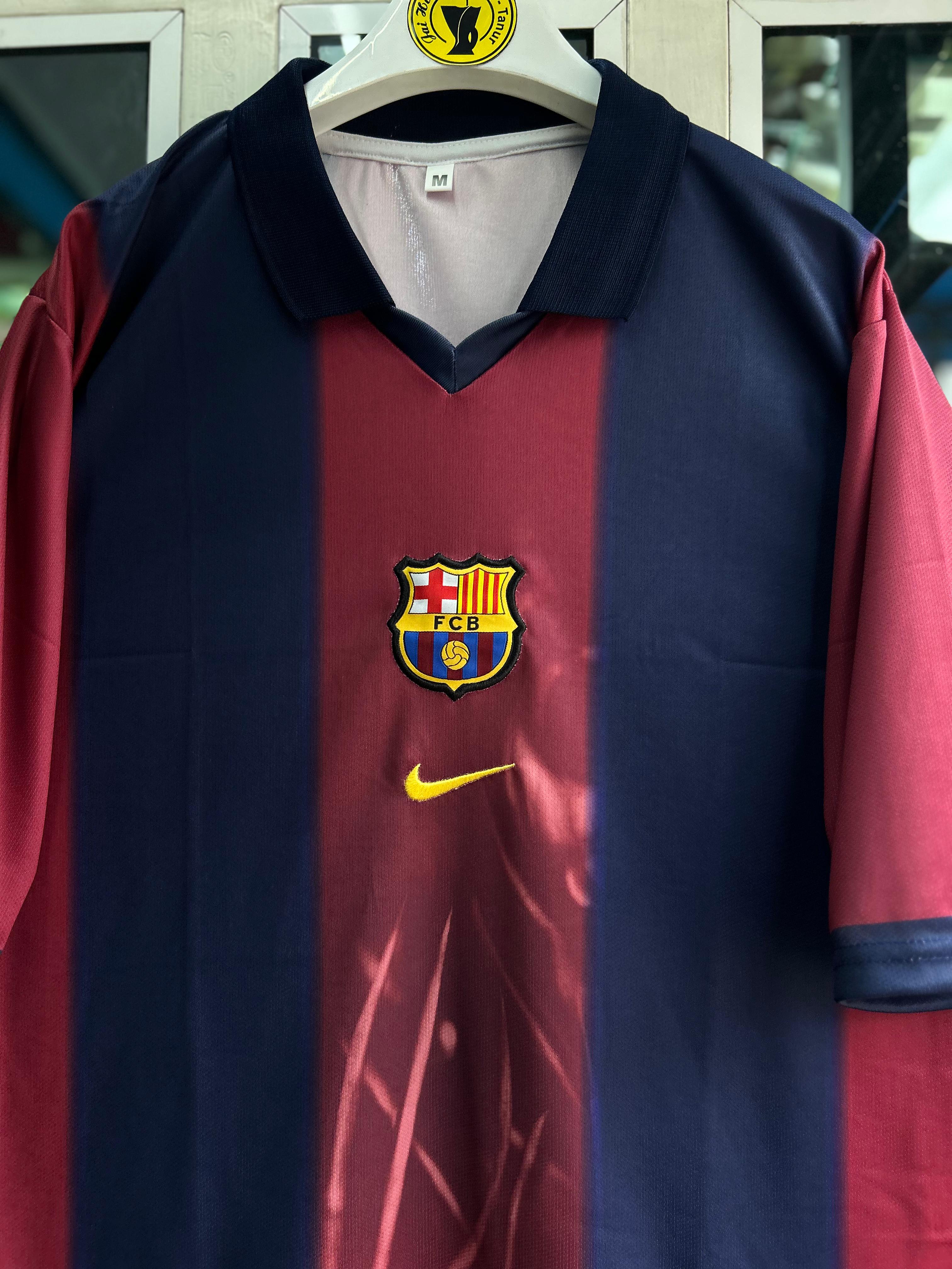 BARCELONA x Travis Scott Special Edition Five-Sleeve Embroidered Polo