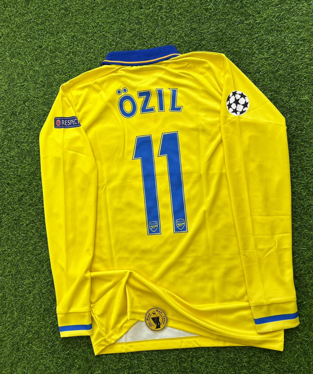 Arsenal 2013–14 Away Kit – OZIL (Full Sleeve Polo)