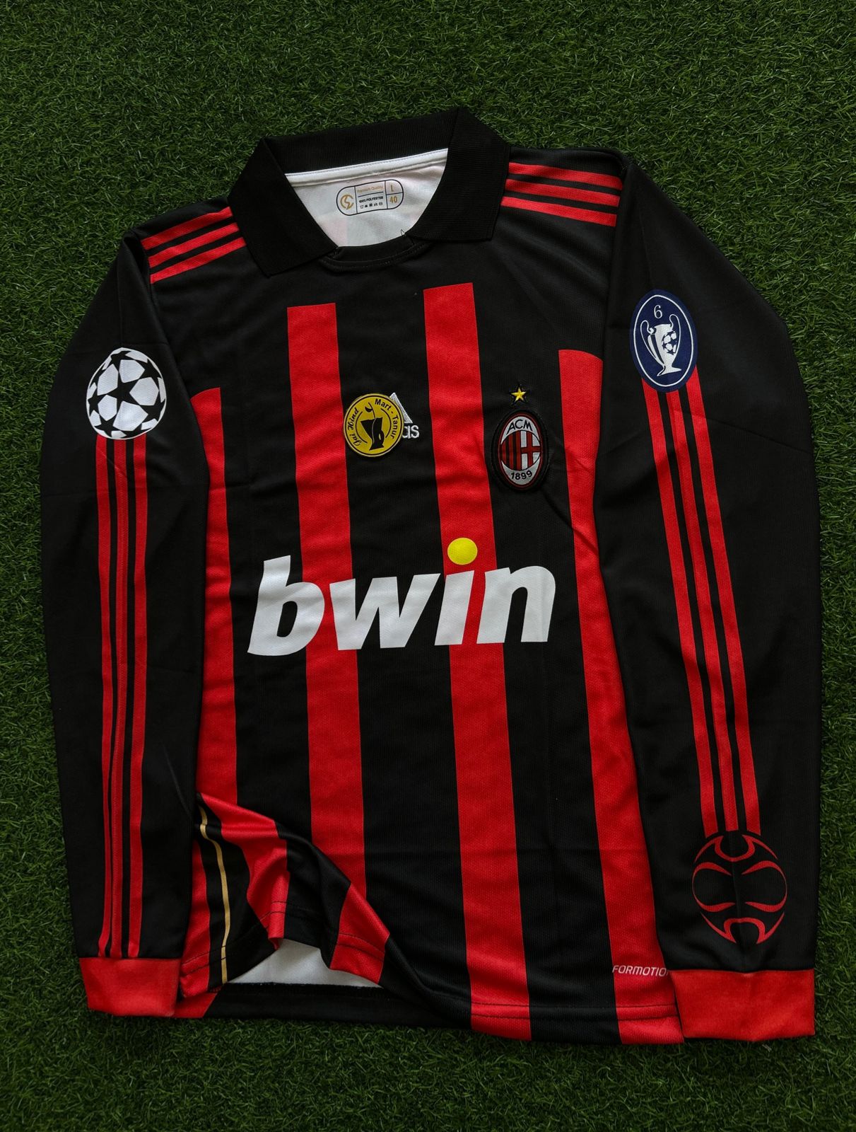 AC Milan 2006–07 Home Kit  Paolo Maldini (Full Sleeve Polo)