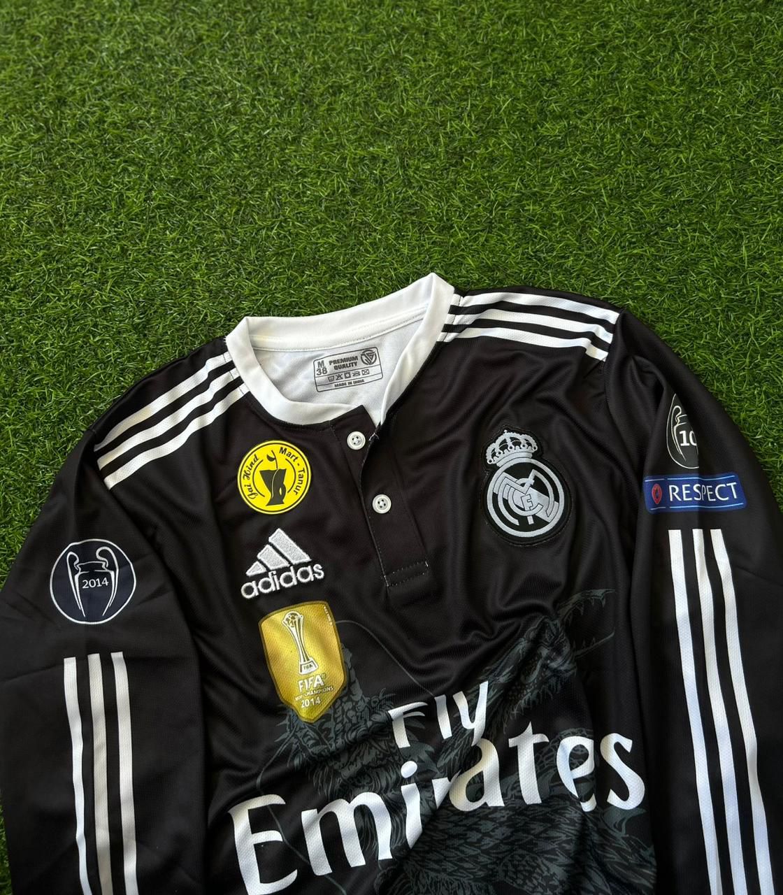 Real Madrid 2014–15 Third Kit – Cristiano Ronaldo (Full Sleeve Button Neck)