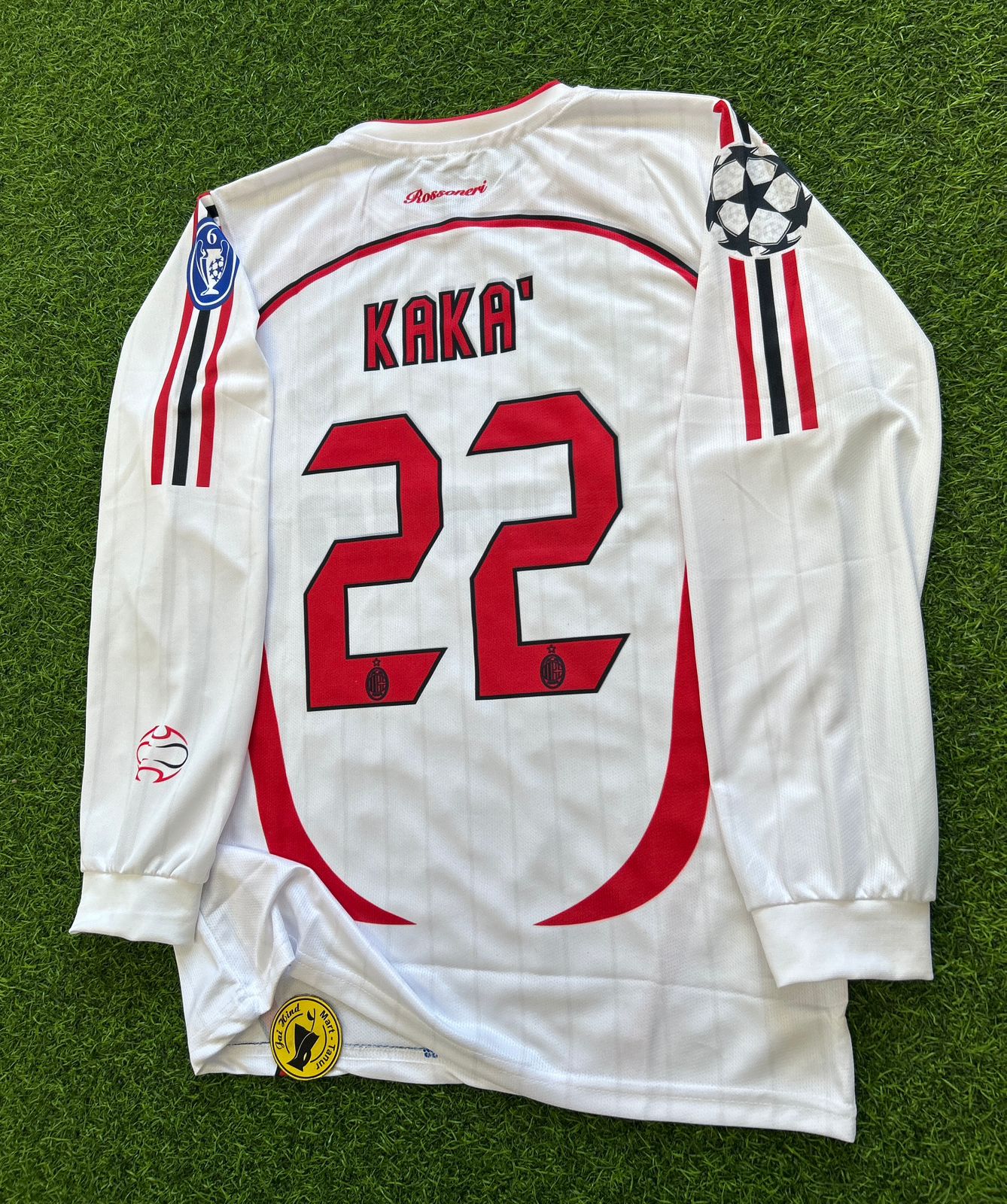 AC Milan 2006–07 Away Kit – Kaká Full Sleeve | Retro Edition