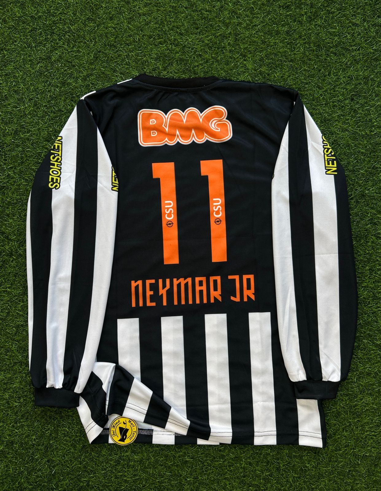 Santos FC 2012–13 Away Kit – Neymar Jr Full Sleeve | Retro Edition