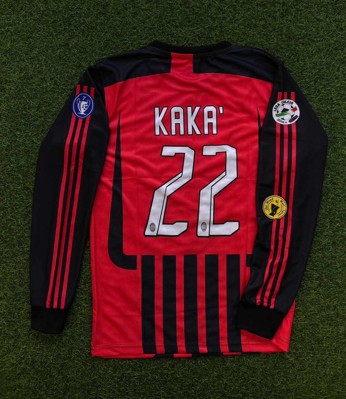 AC Milan 2008–09 Home Kit – Kaka Full Sleeve | Retro Edition