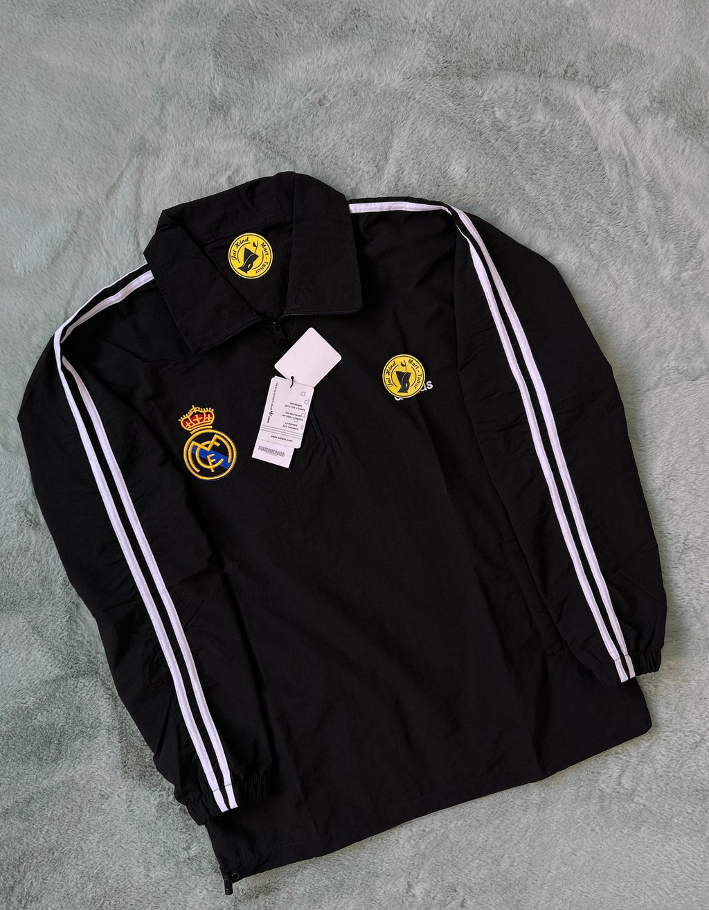 Imported Half Zipper Jacket – Real Madrid Edition