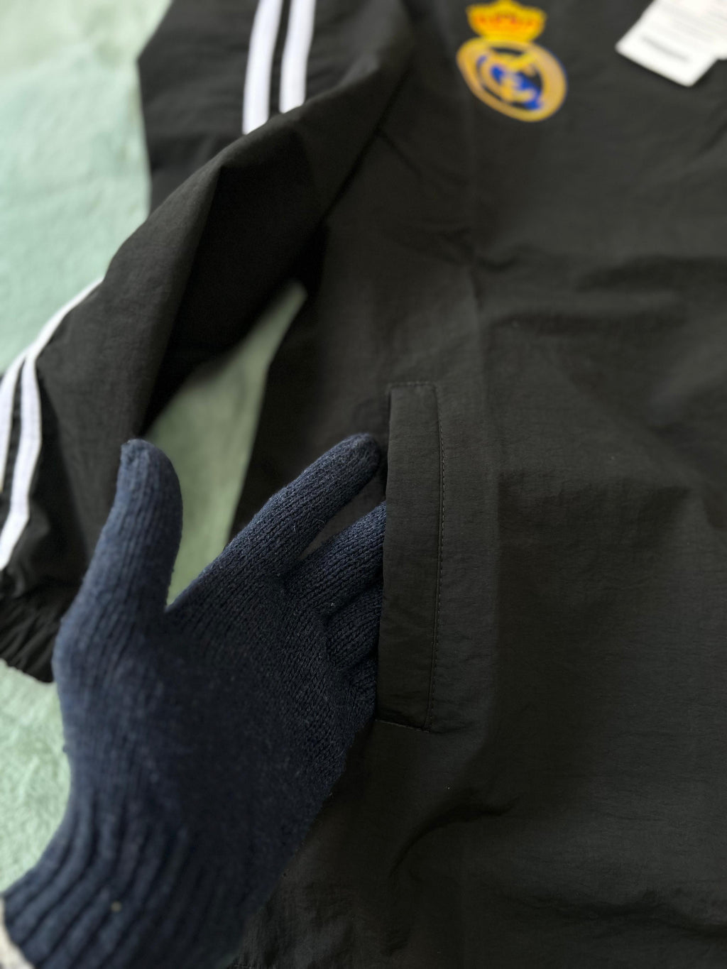 Imported Half Zipper Jacket – Real Madrid Edition