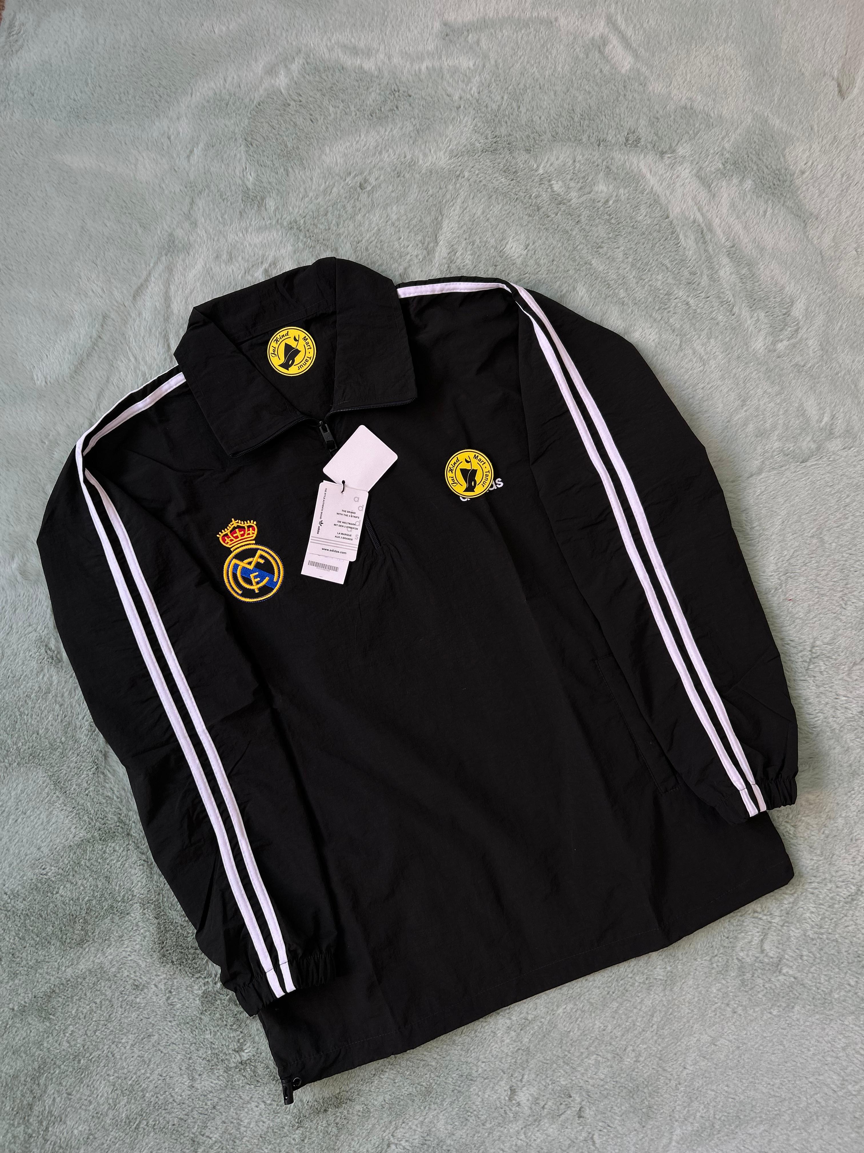 Imported Half Zipper Jacket – Real Madrid Edition