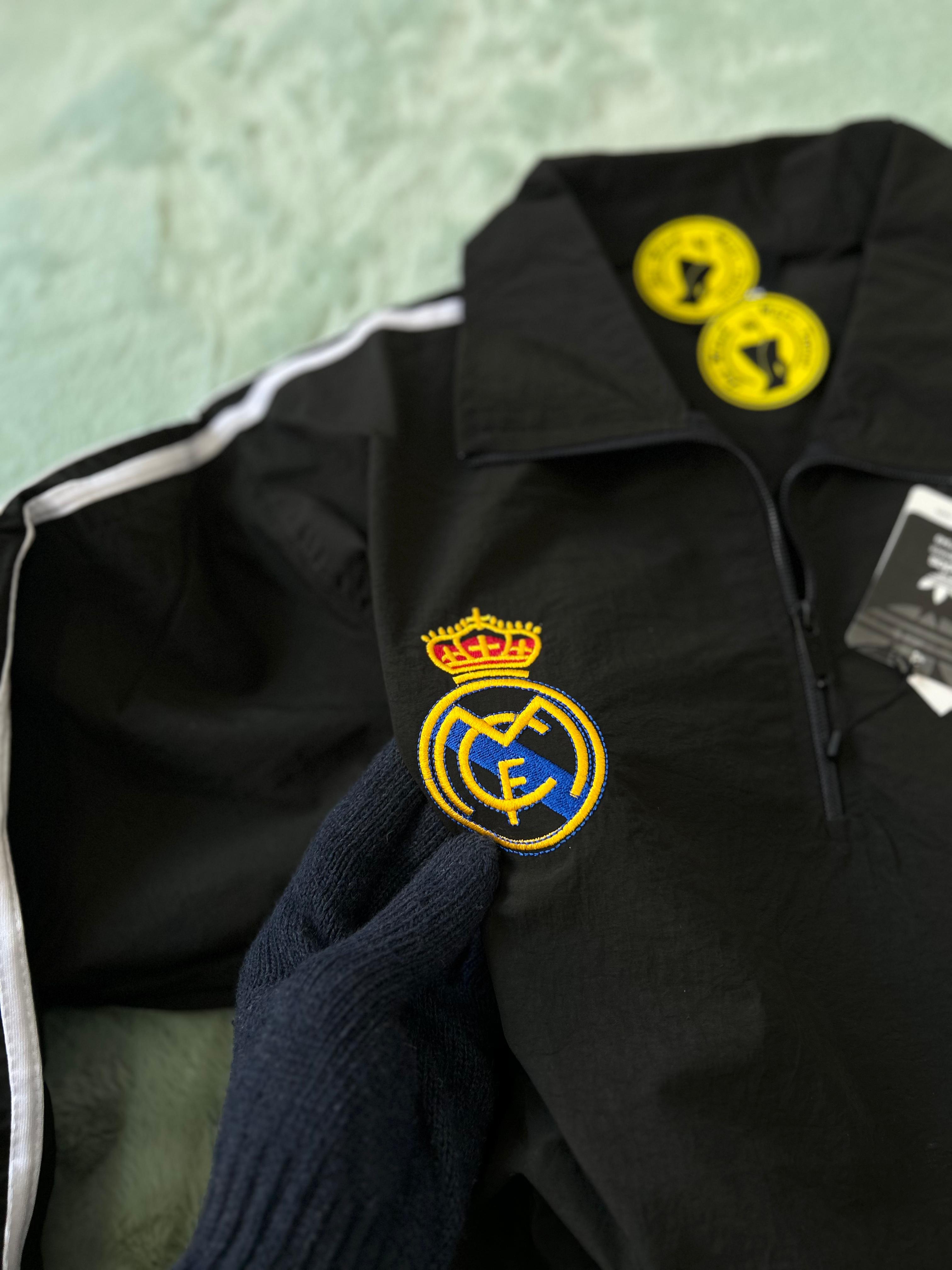 Imported Half Zipper Jacket – Real Madrid Edition