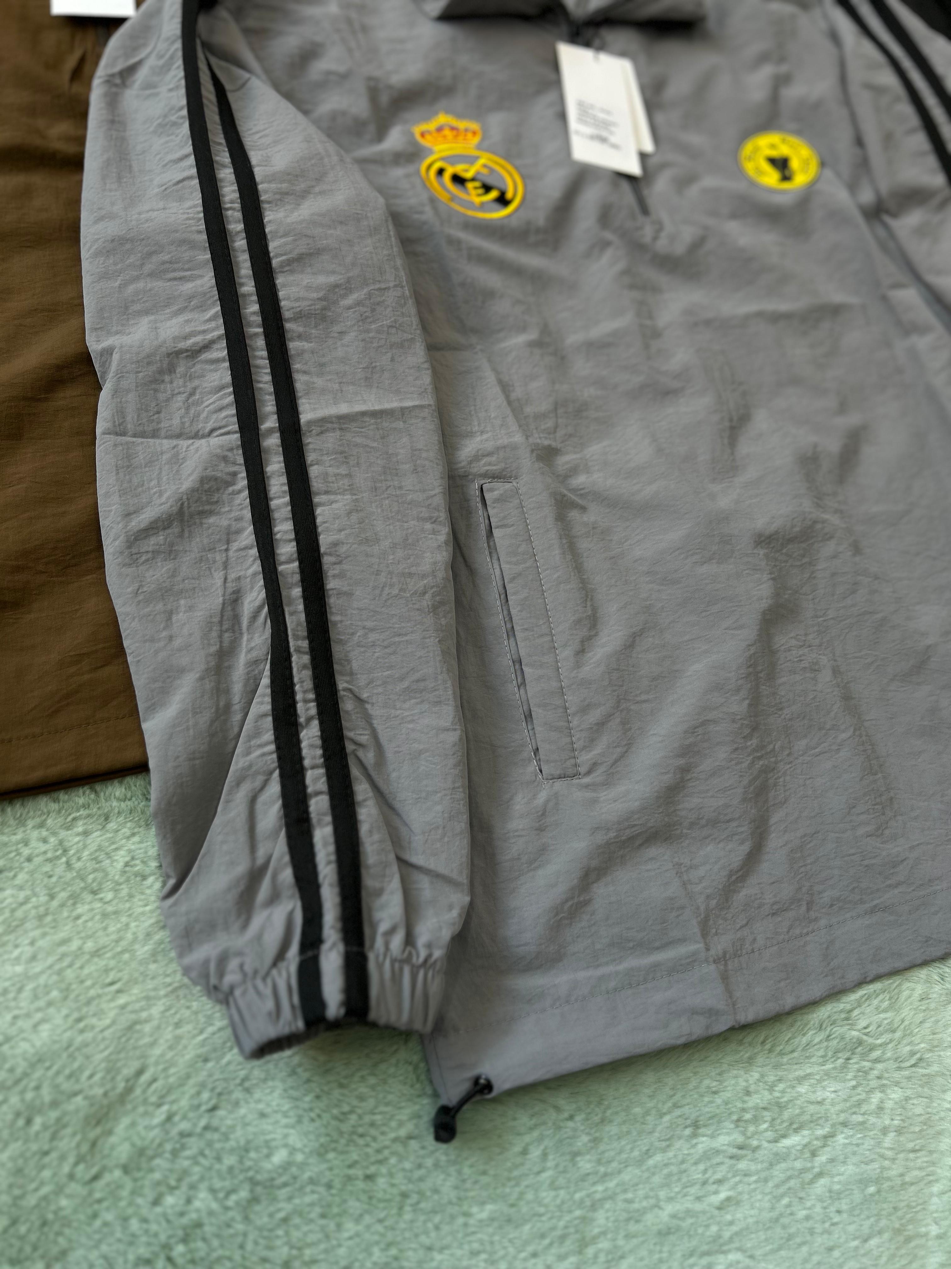 Imported Half Zipper Jacket – Real Madrid Edition