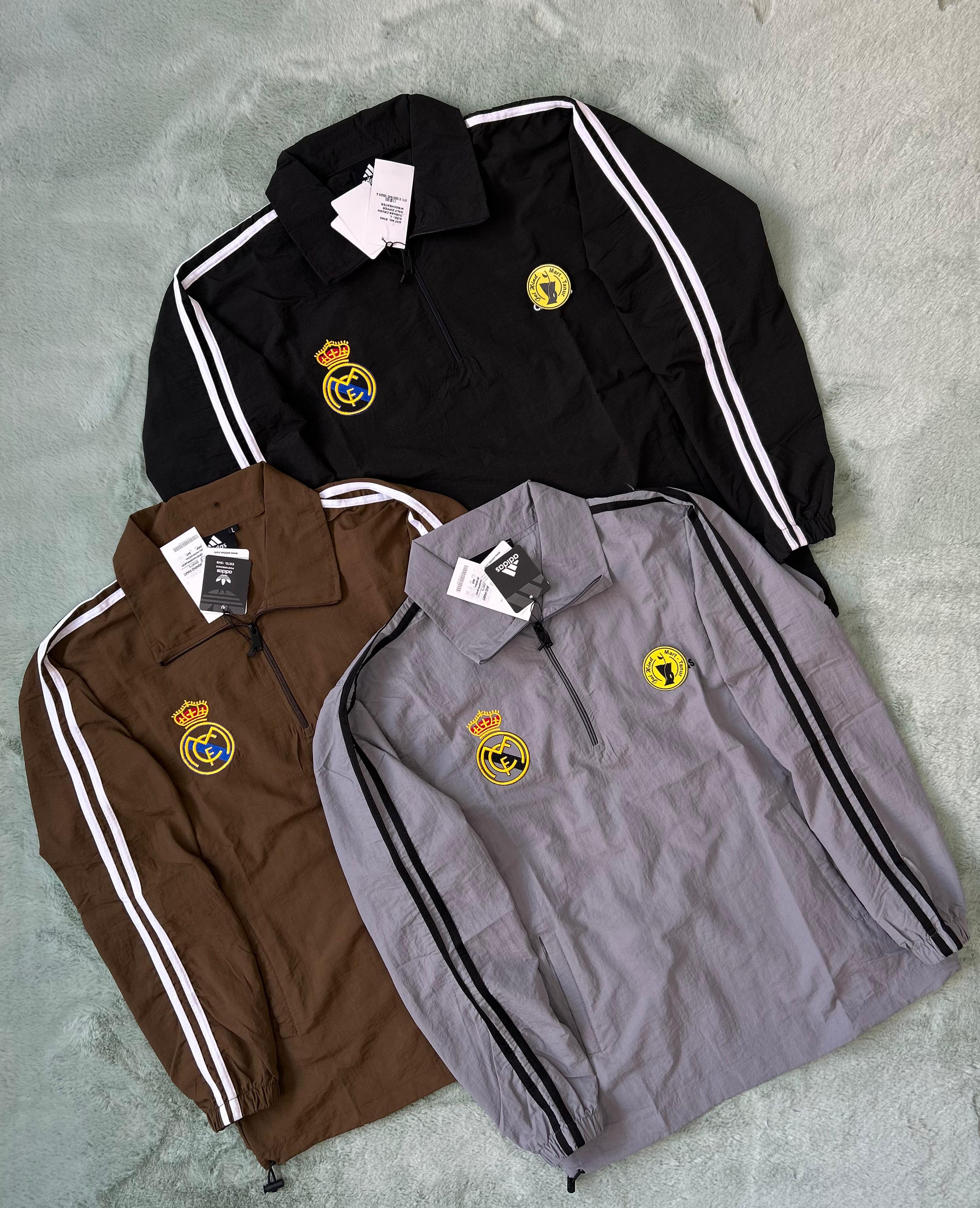 Imported Half Zipper Jacket – Real Madrid Edition