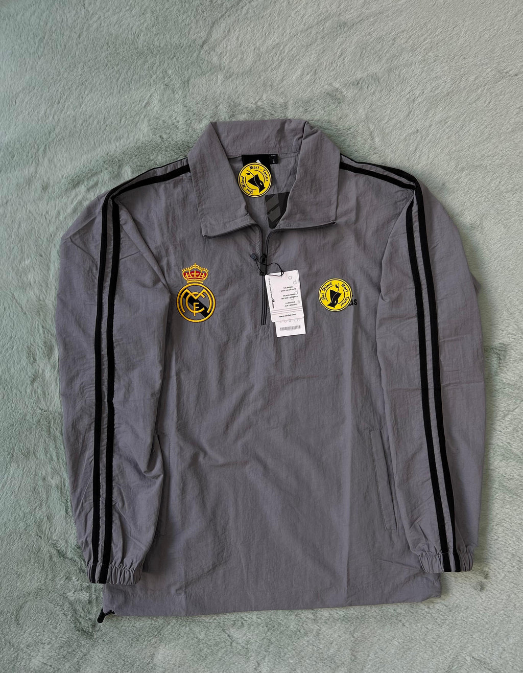 Imported Half Zipper Jacket – Real Madrid Edition