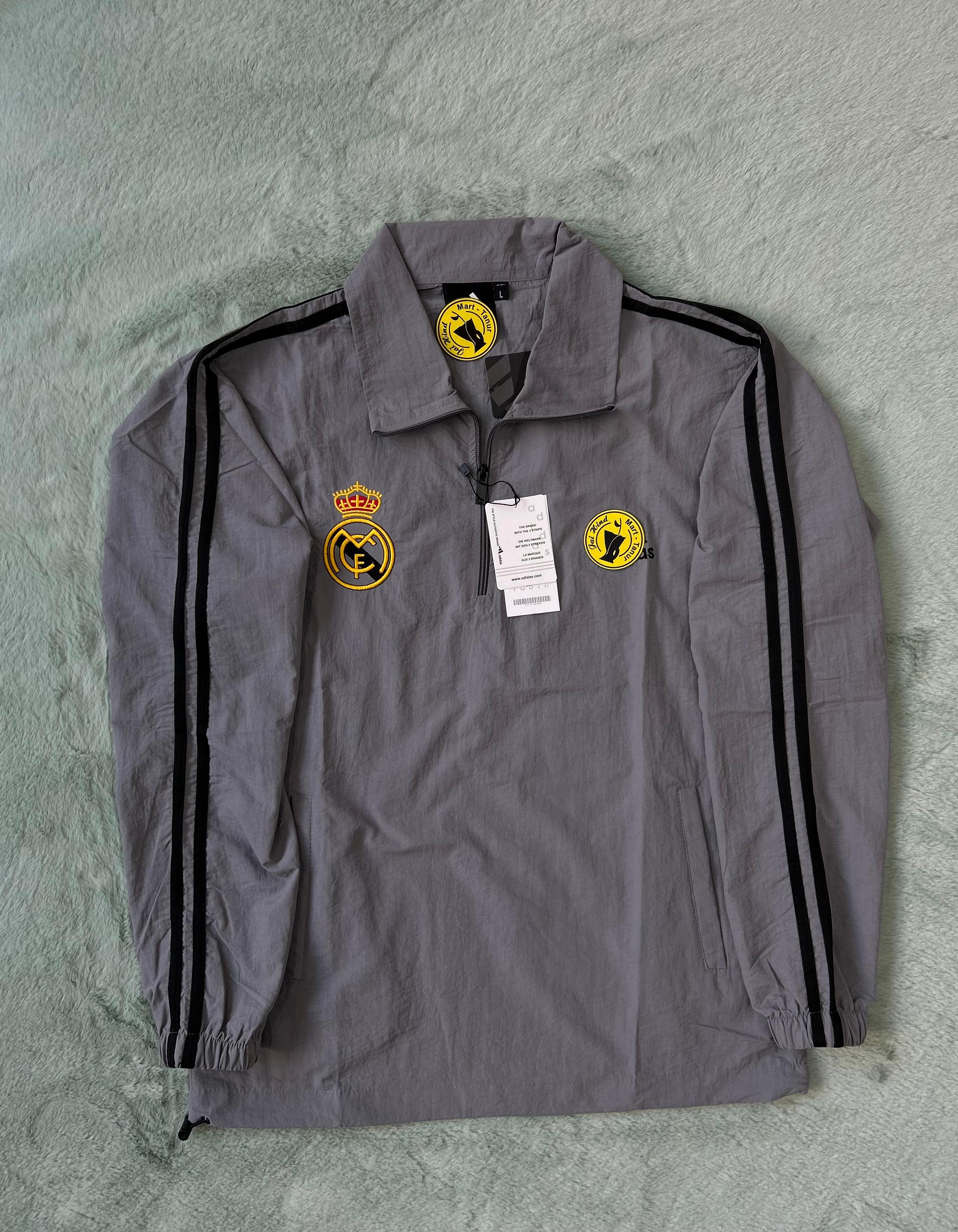Imported Half Zipper Jacket – Real Madrid Edition