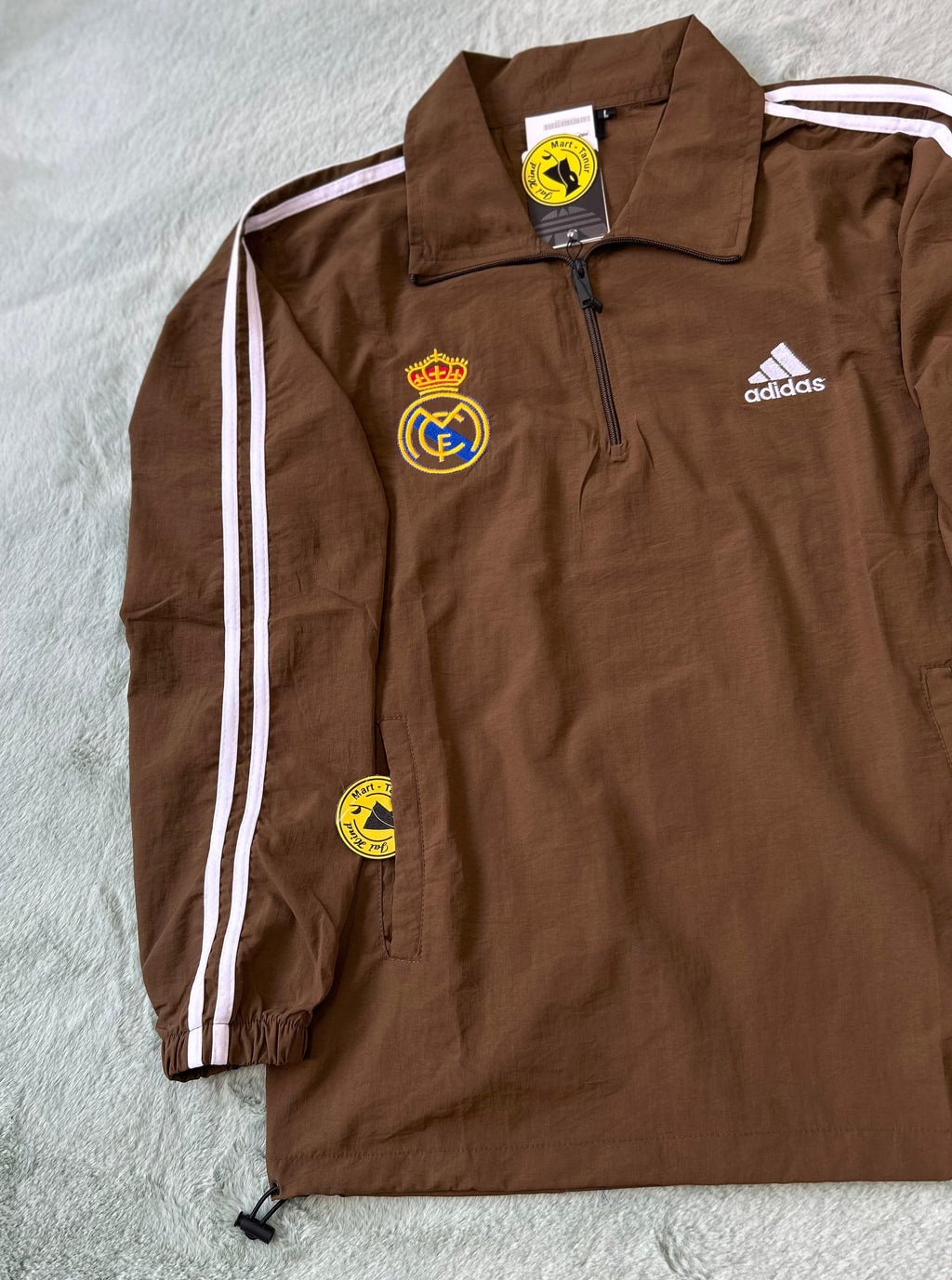 Imported Half Zipper Jacket – Real Madrid Edition