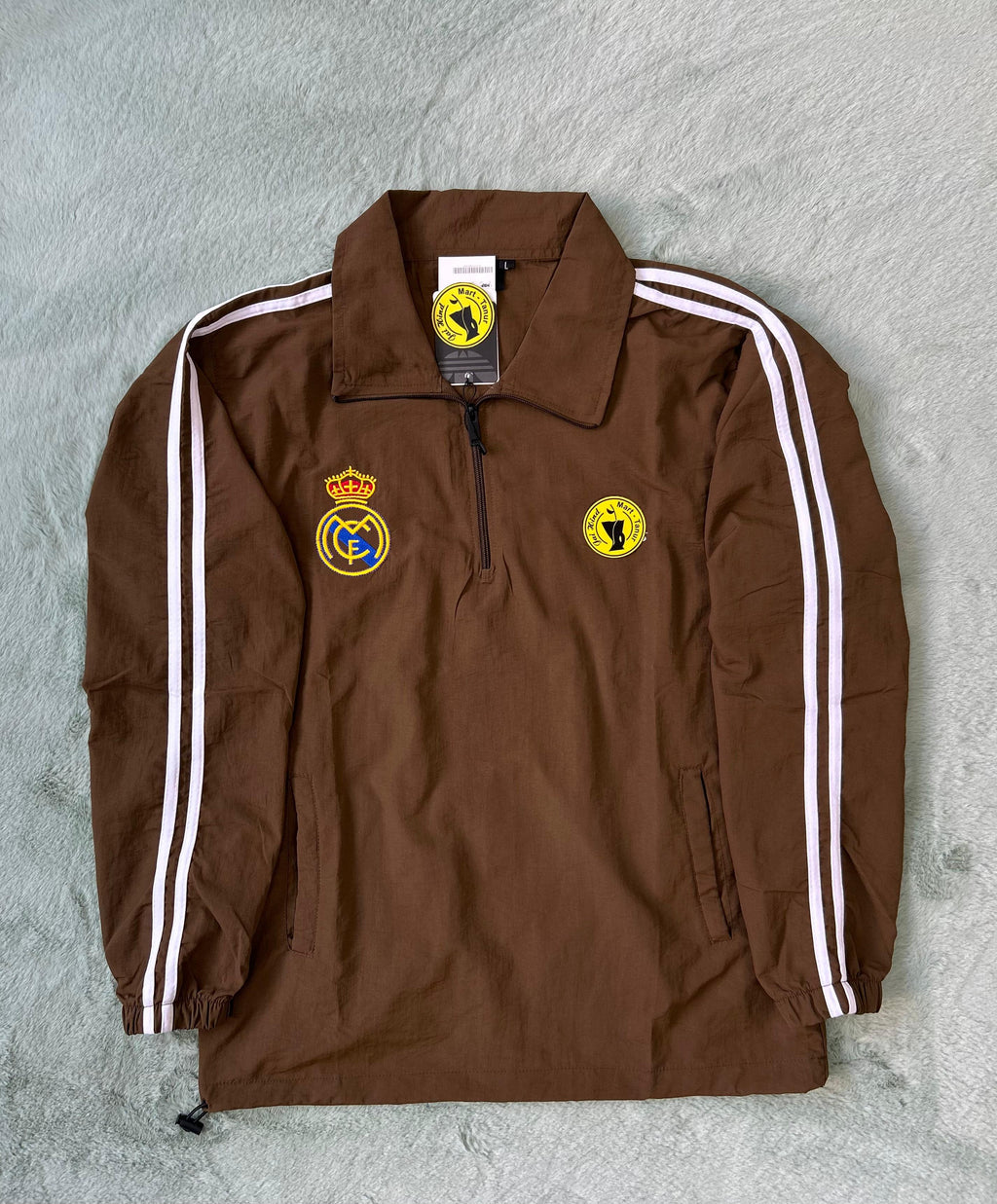Imported Half Zipper Jacket – Real Madrid Edition