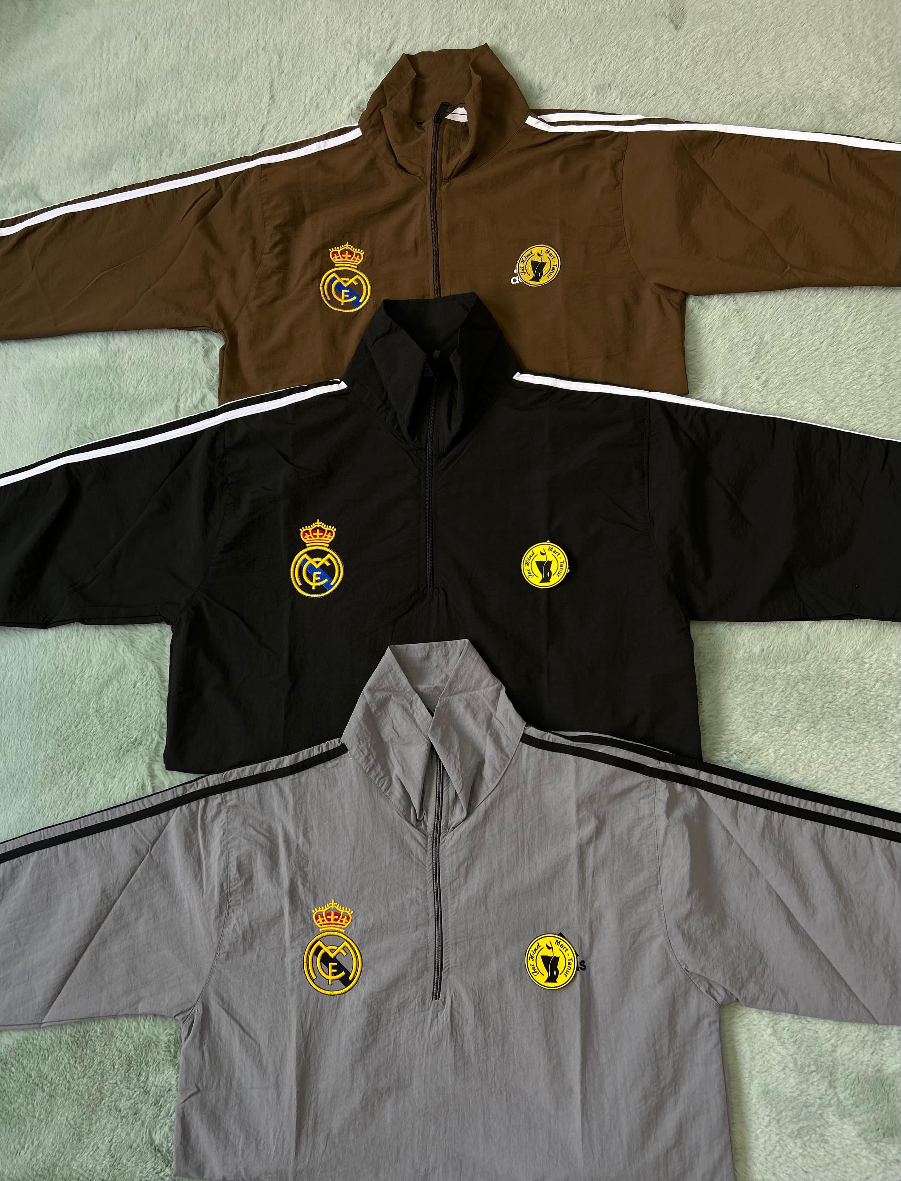 Imported Half Zipper Jacket – Real Madrid Edition