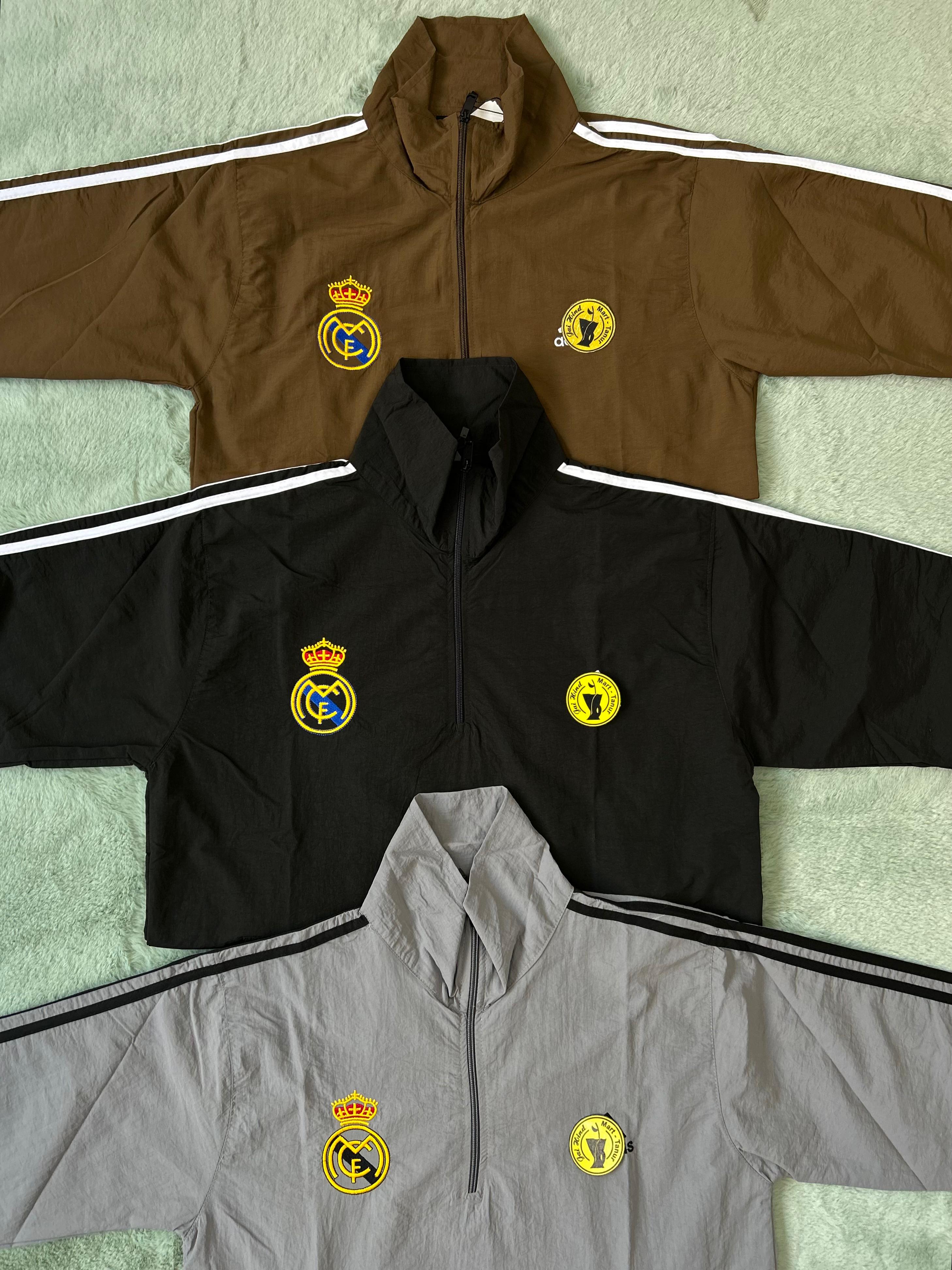 Imported Half Zipper Jacket – Real Madrid Edition