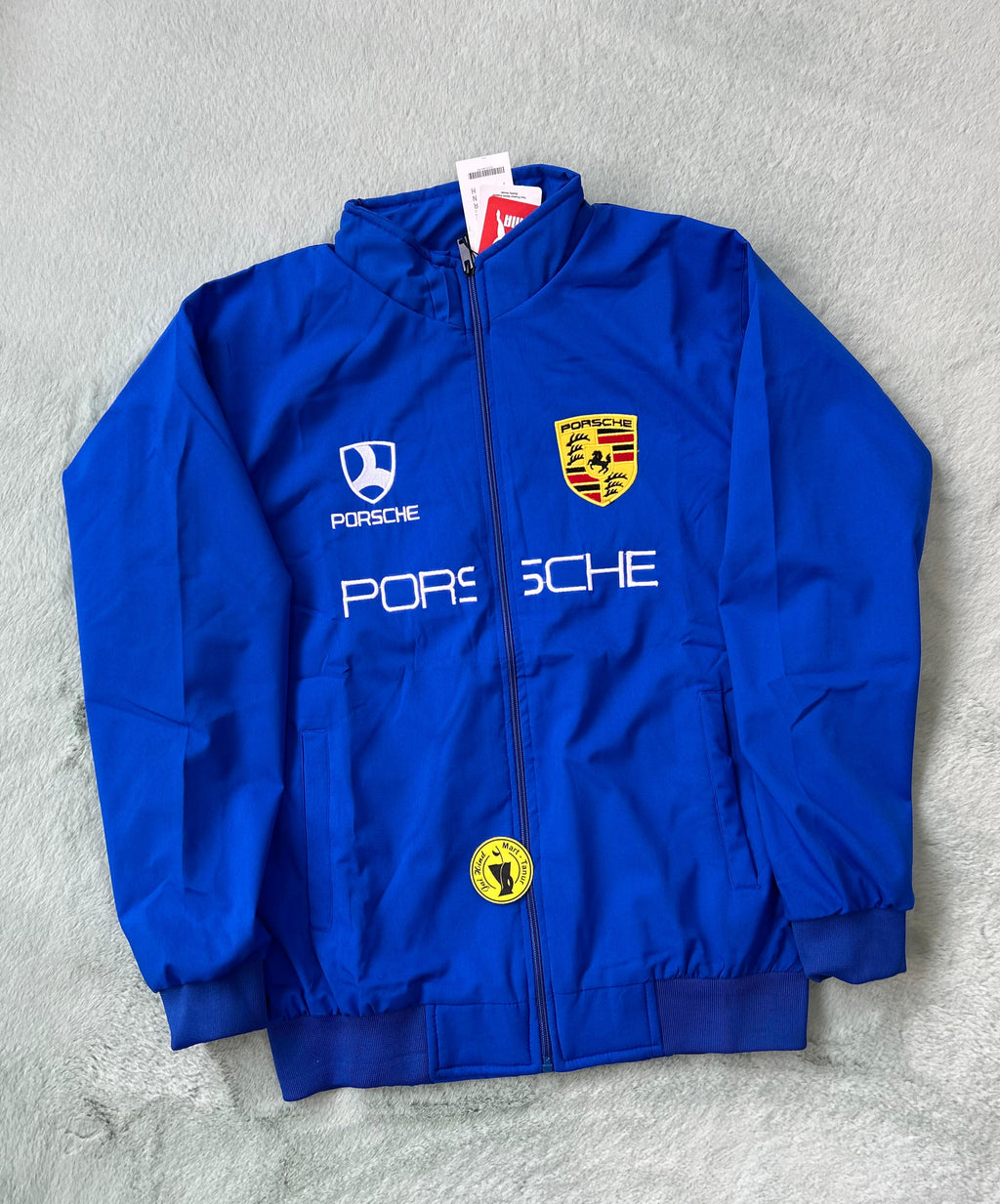 Imported Zipper Jacket – Porsche Edition (Full Embroidery)