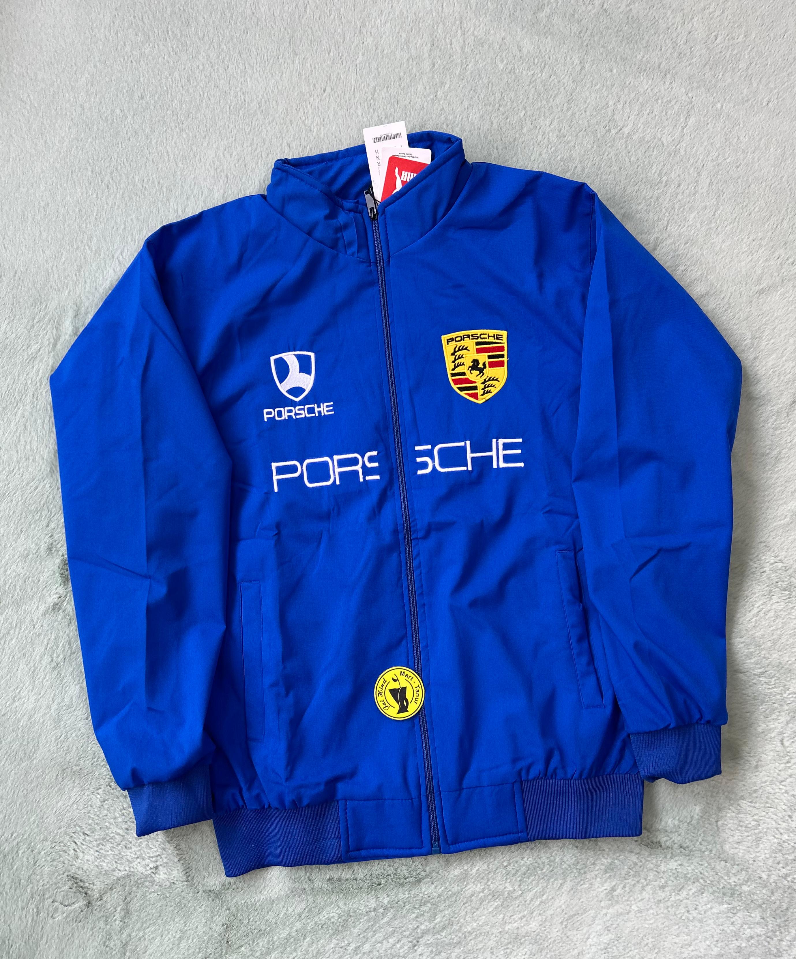 Imported Zipper Jacket – Porsche Edition (Full Embroidery)