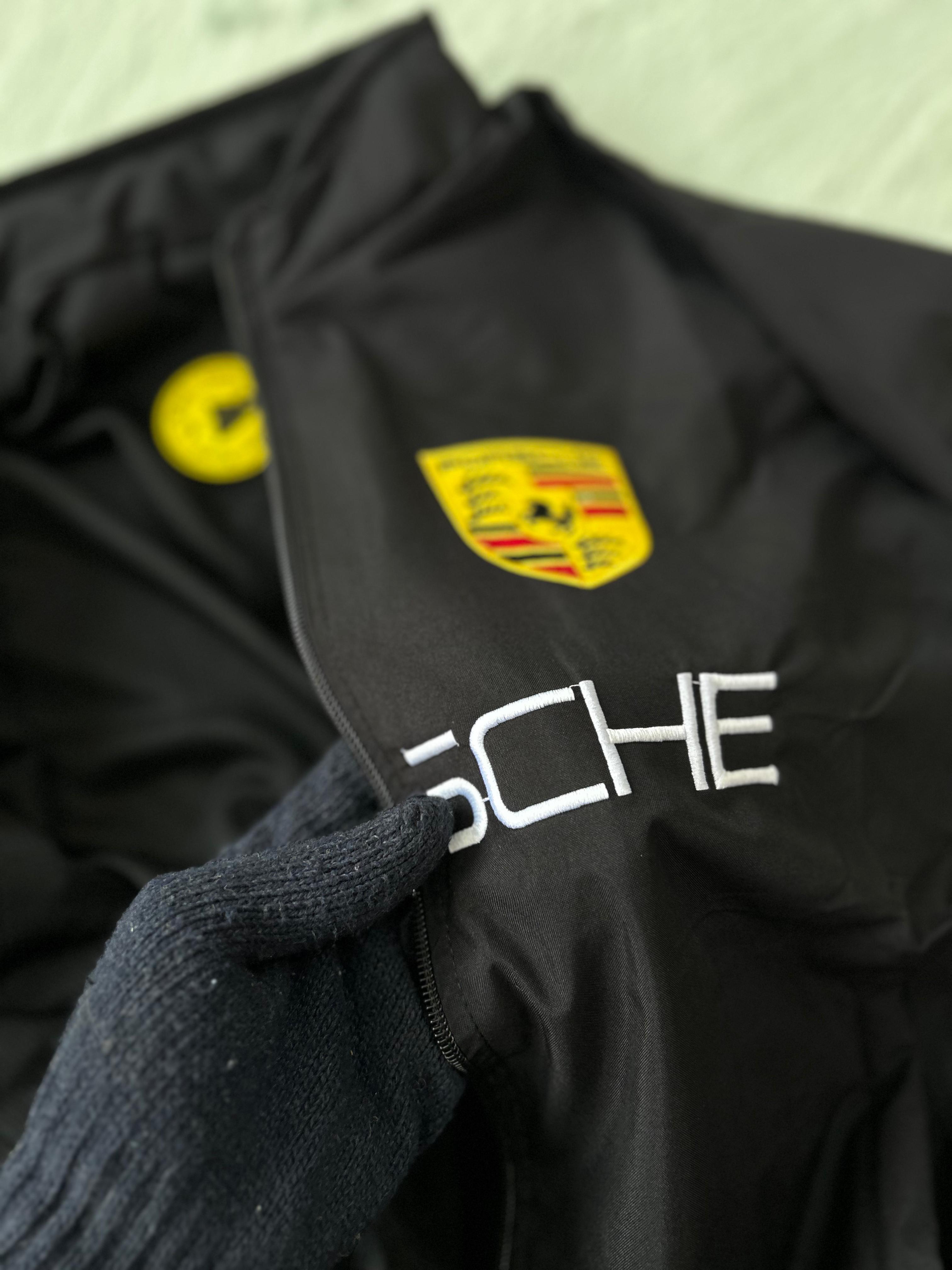 Imported Zipper Jacket – Porsche Edition (Full Embroidery)
