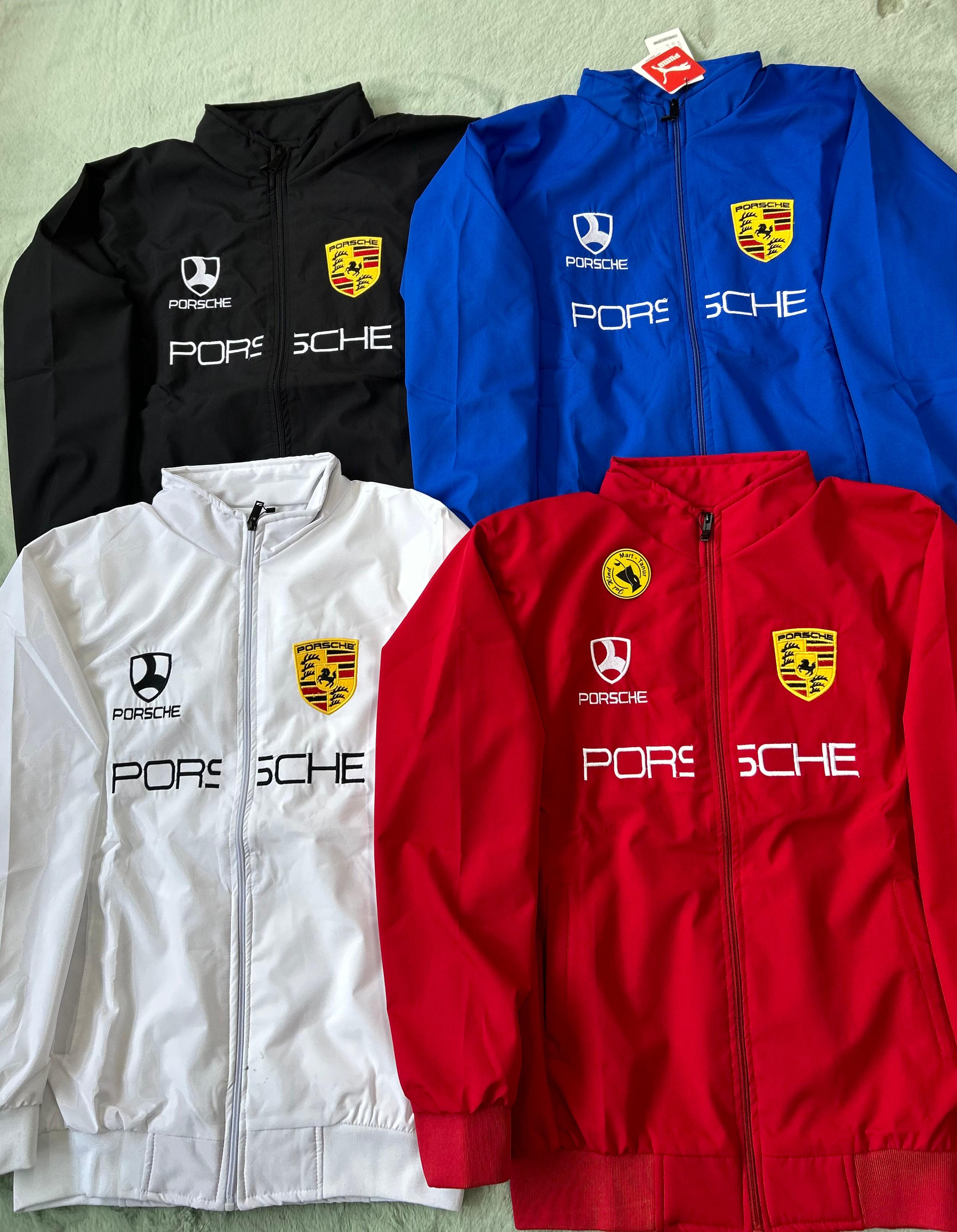 Imported Zipper Jacket – Porsche Edition (Full Embroidery)