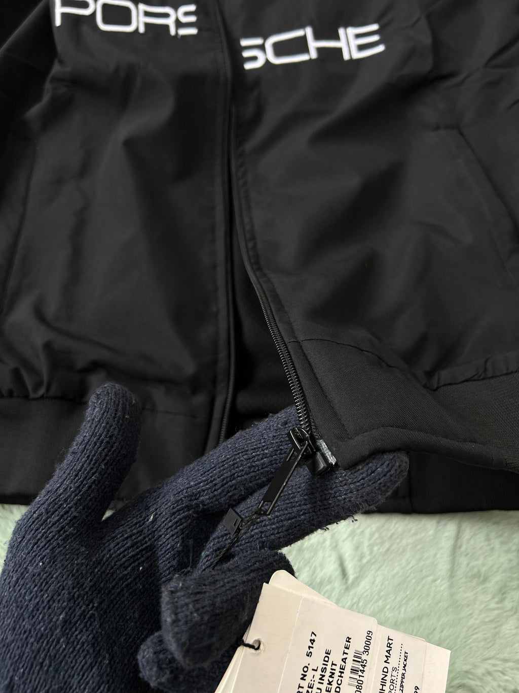 Imported Zipper Jacket – Porsche Edition (Full Embroidery)